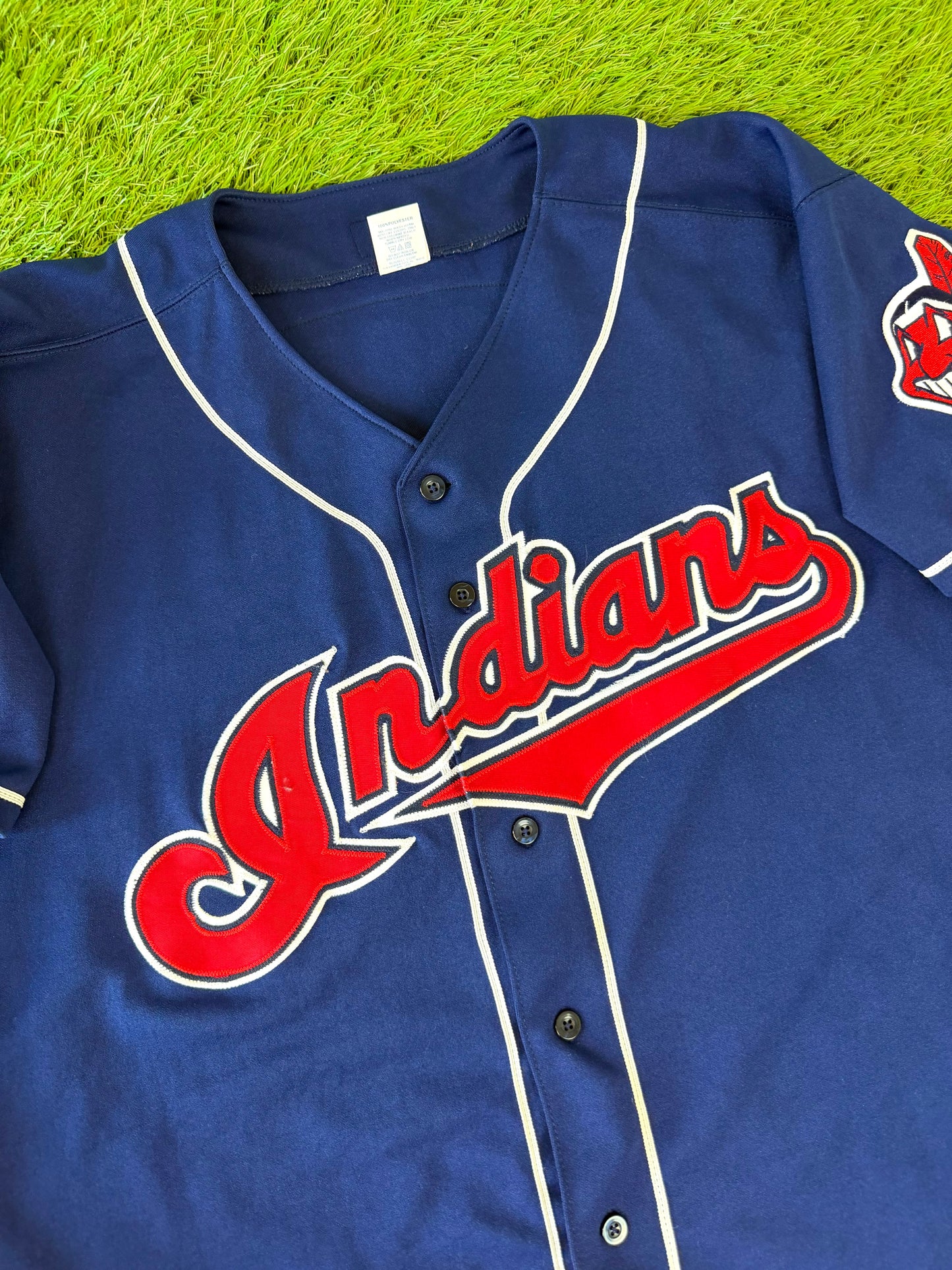 Cleveland Indians Sandy Alomar 2000 MLB Baseball Jersey (48/XL)