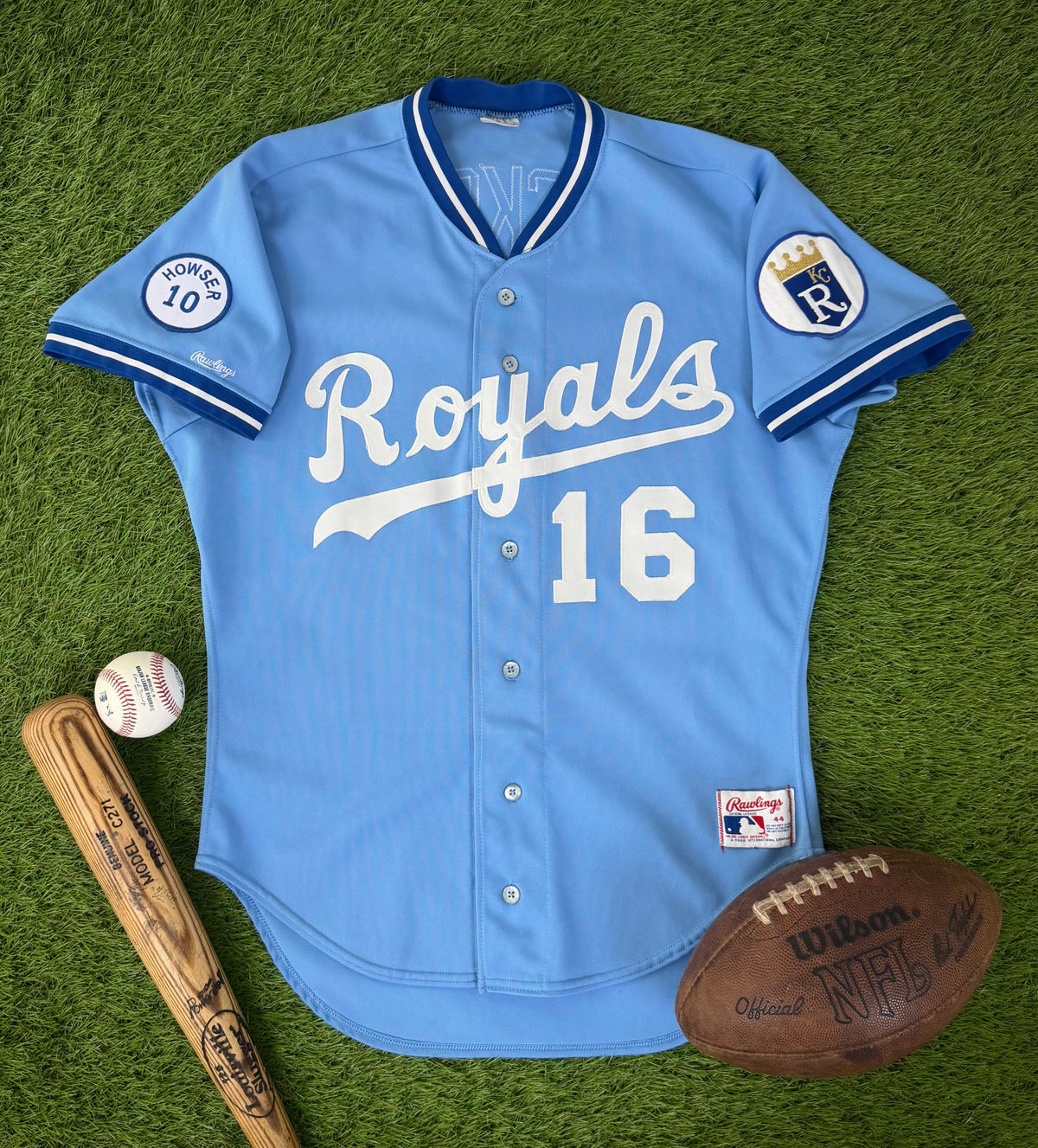 Kansas City Royals Bo Jackson 1987 MLB Baseball Jersey (44/Large)