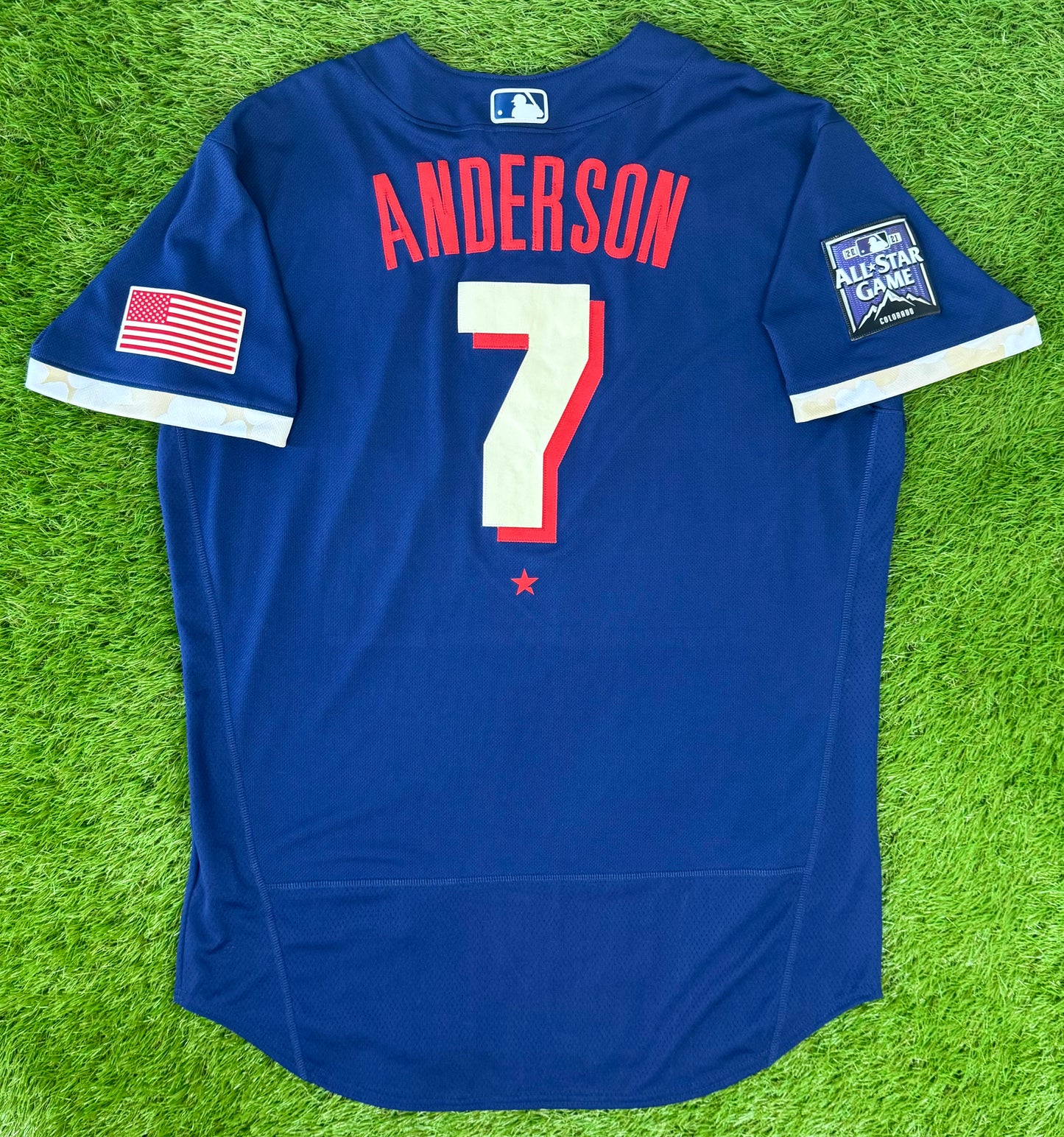 Tim Anderson Chicago White Sox American League 2021 MLB All Star Game Baseball Jersey (48/XL)