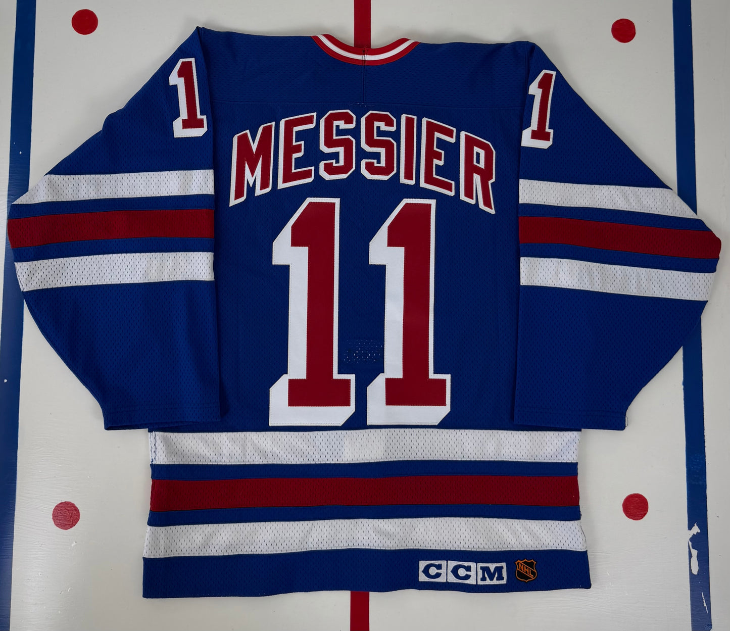 New York Rangers Mark Messier 1991-1992 NHL Hockey Jersey (44/Medium)