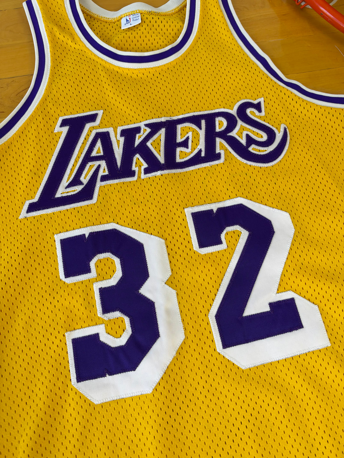 Los Angeles Lakers Magic Johnson 1985-1986 NBA Basketball Jersey (42/Large)