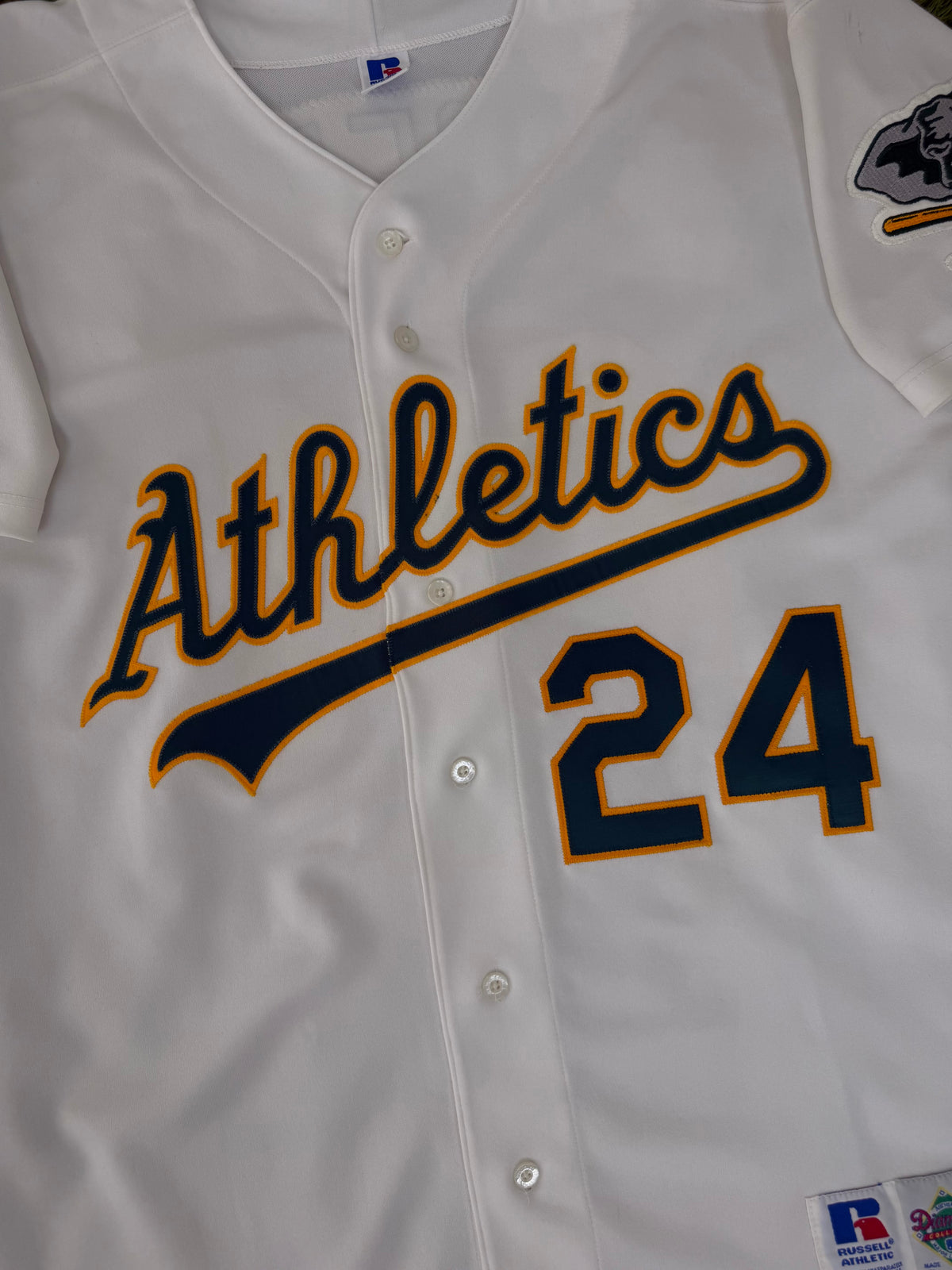 Oakland Athletics Rickey Henderson 1993 MLB Baseball Jersey (48/XL)