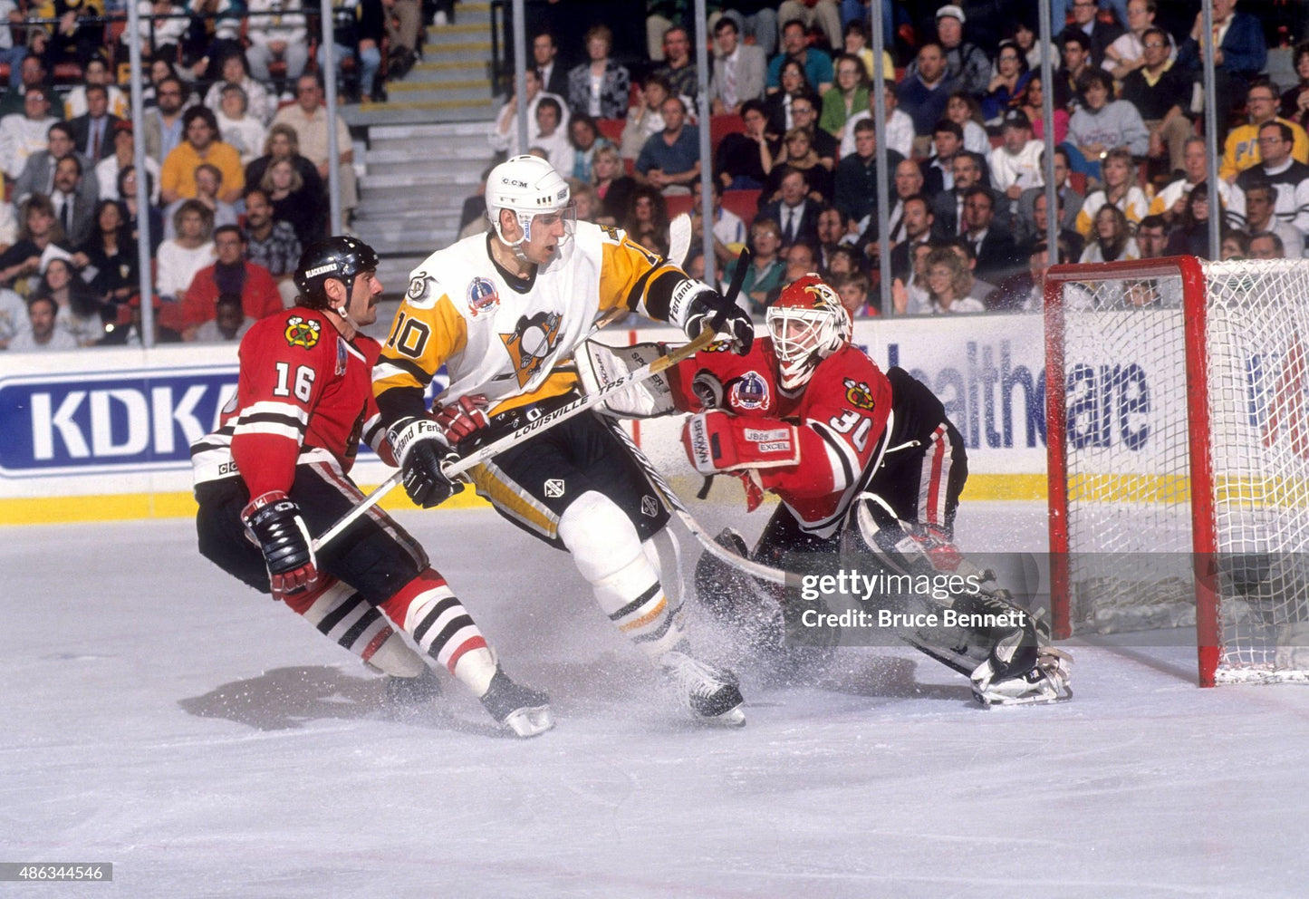 Chicago Blackhawks Ed Belfour 1992 Stanley Cup Finals NHL Hockey Jersey (48/Large)