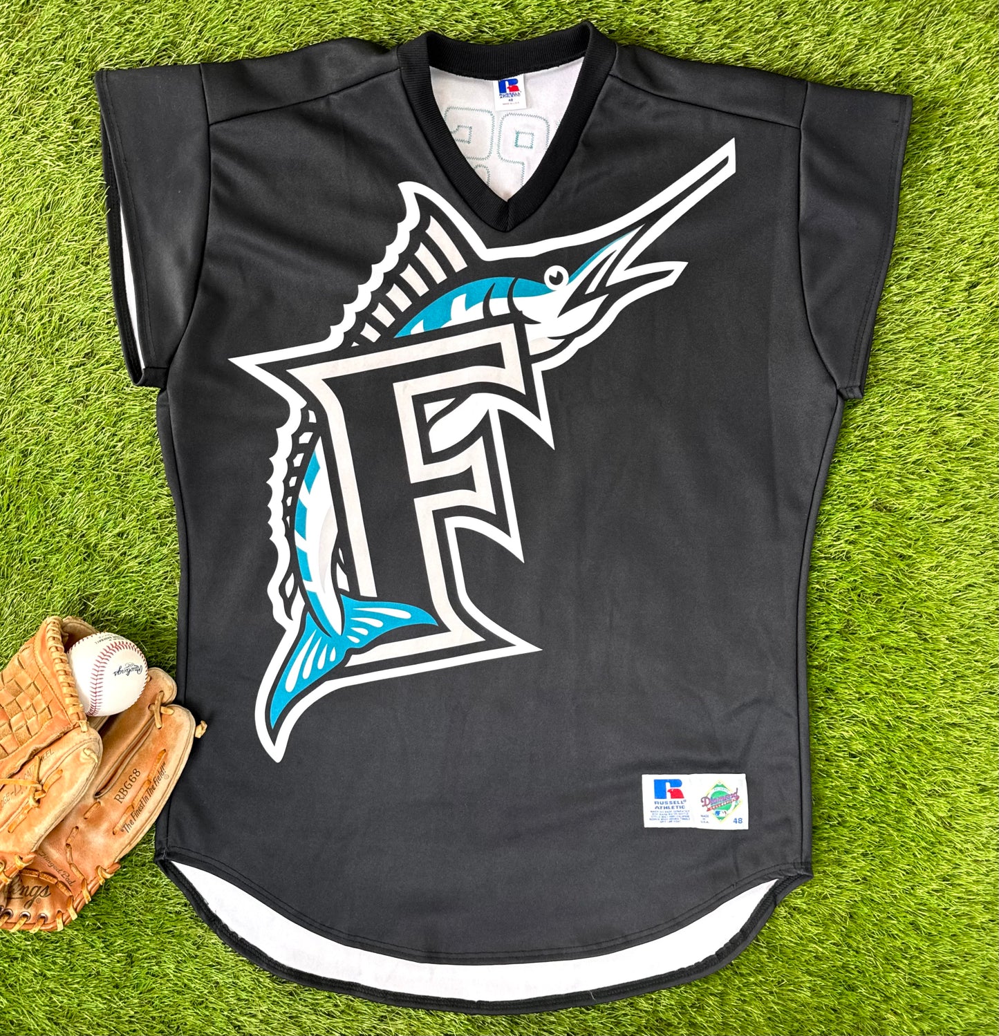 Florida Marlins Ryan Dempster 1999 Turn Ahead The Clock MLB Baseball Jersey (48/XL)