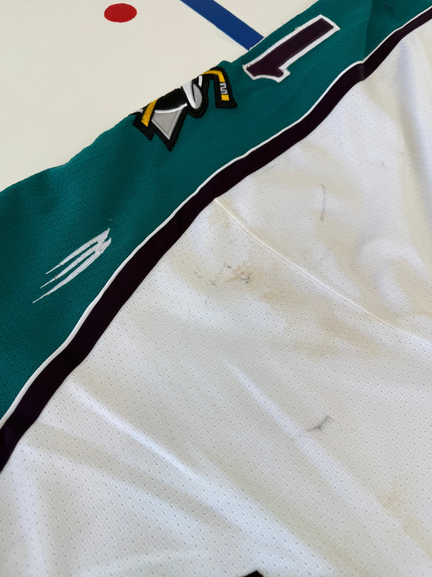 Cincinnati Mighty Ducks 1997-1998 Tim Lovell AHL Hockey Jersey (54/XXL)