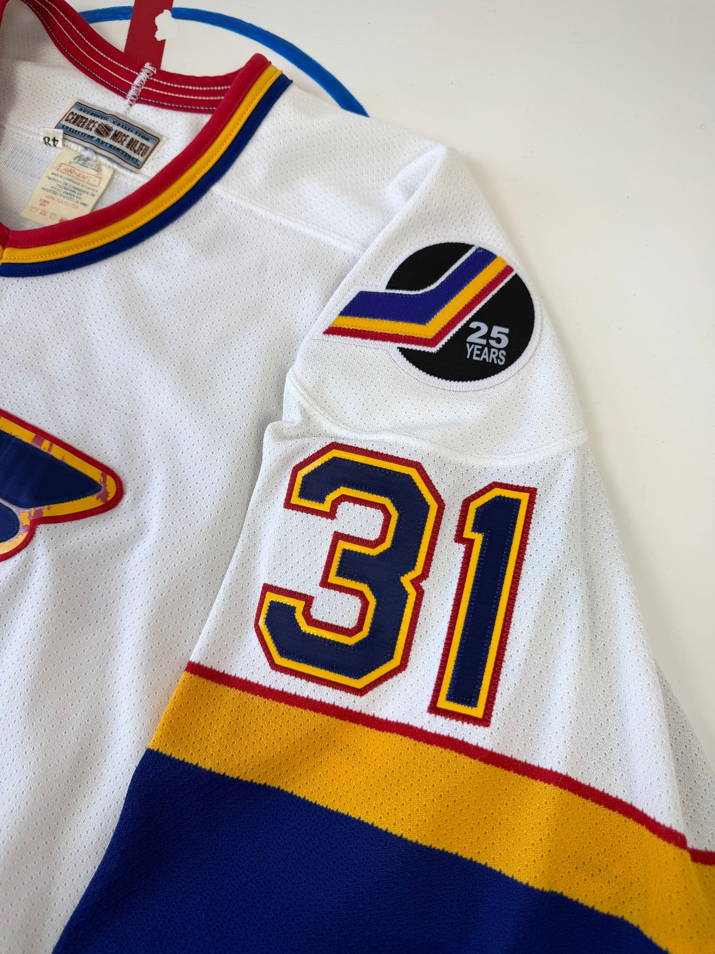 St. Louis Blues Curtis Joseph 1991-1992 NHL Hockey Jersey (48/Large)