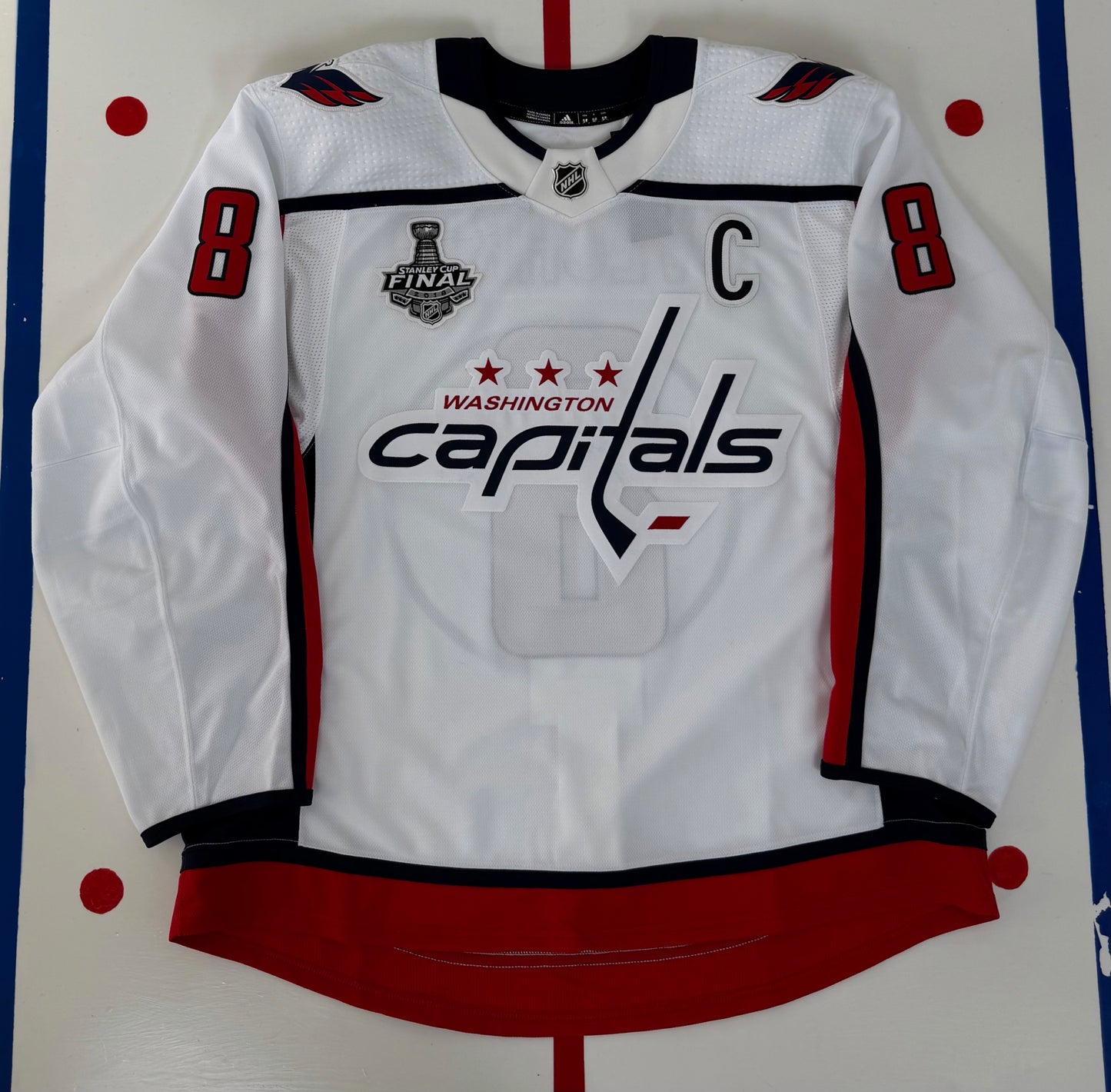 Washington Capitals Alexander Ovechkin 2018 Stanley Cup Finals NHL Hockey Jersey (56/XXL)