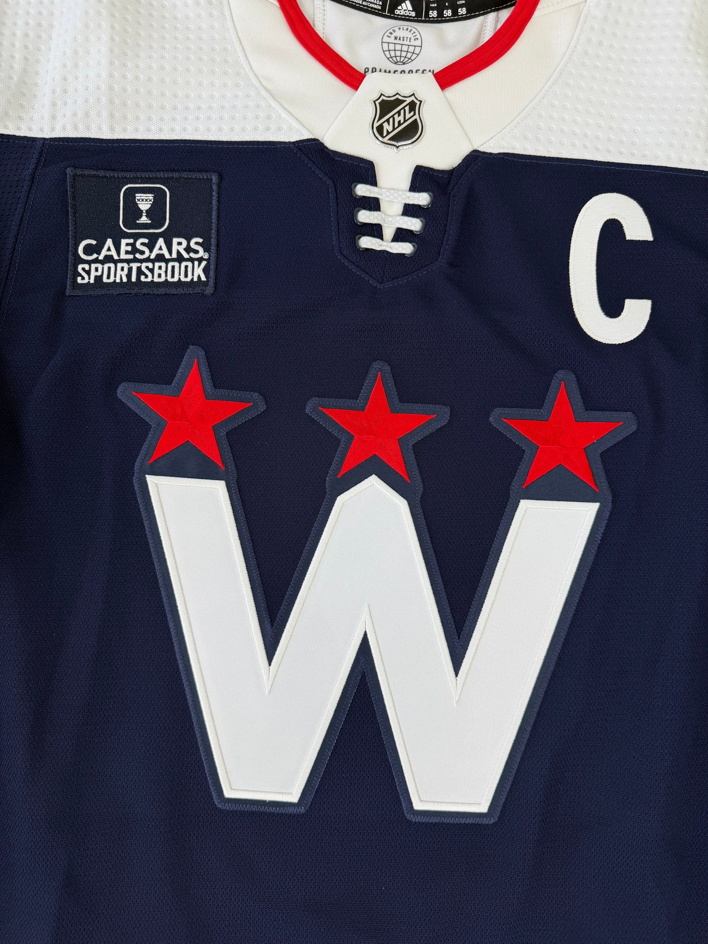 Washington Capitals Alexander Ovechkin 2021-2024 Alternate NHL Hockey Jersey (58/XXXL)