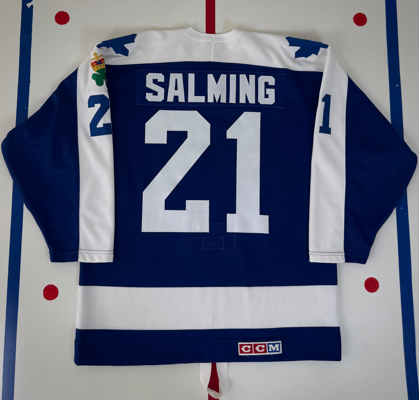 Toronto Maple Leafs Börje Salming 1986-1987 NHL Hockey Jersey (50/Large)