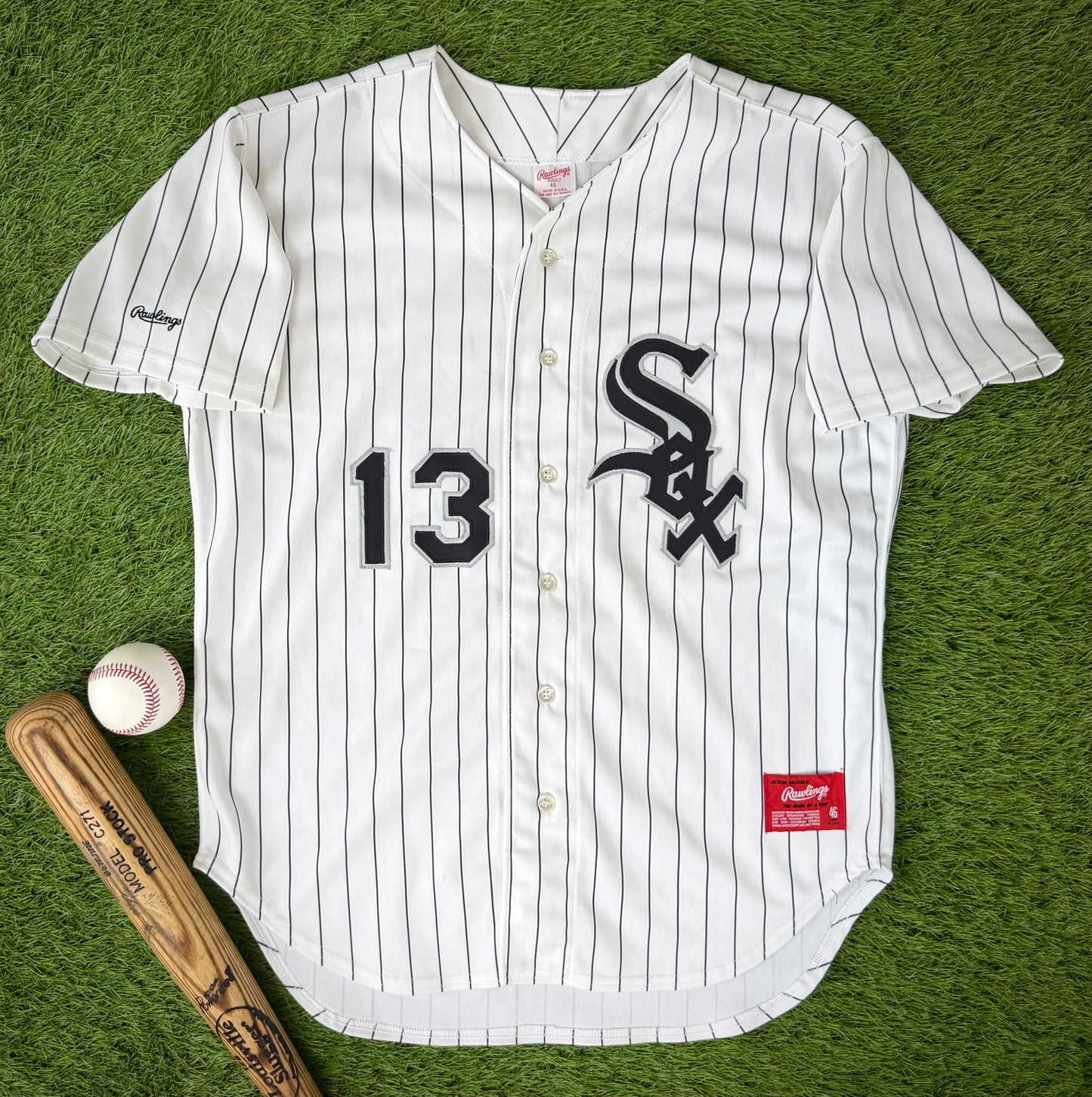 Chicago White Sox Ozzie Guillen 1990 Home Alternate MLB Baseball Jersey (46/XL)