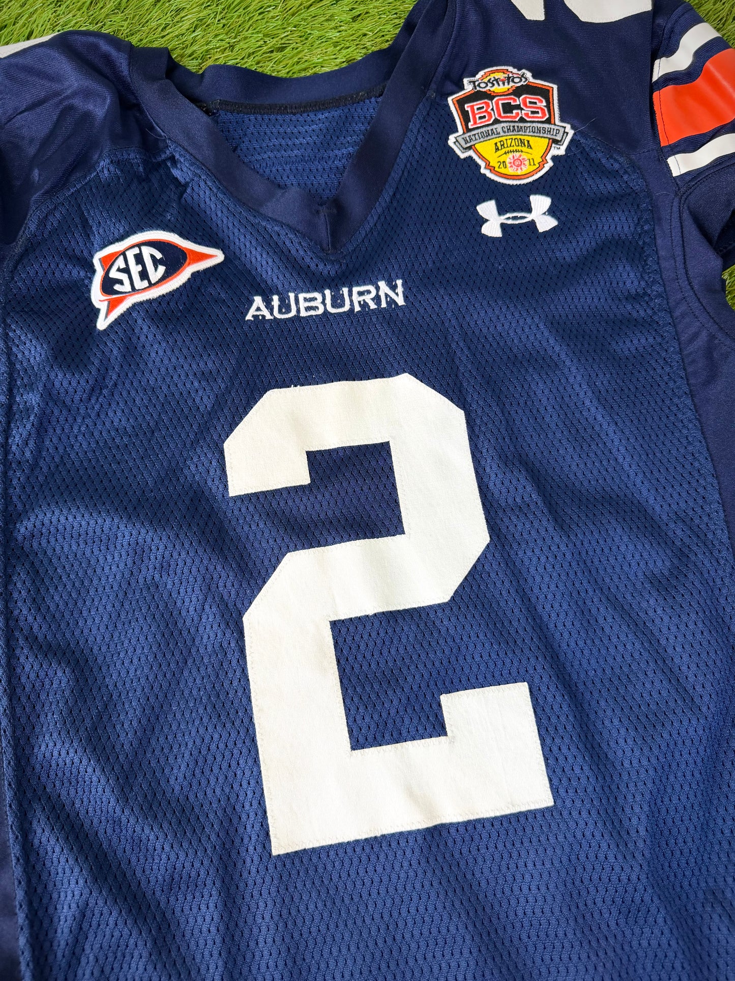 Auburn Tigers Cam Newton 2011 BCS National Championship College Football Jersey (42/Medium)