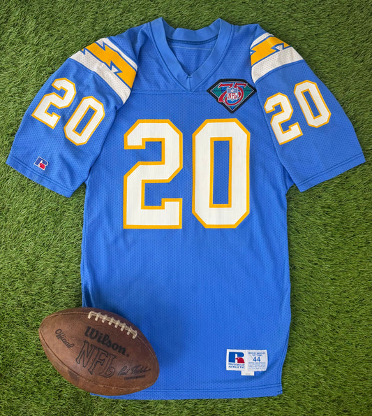 San Diego Chargers Natrone Means 1994 Throwback NFL Football Jersey (44/Large)