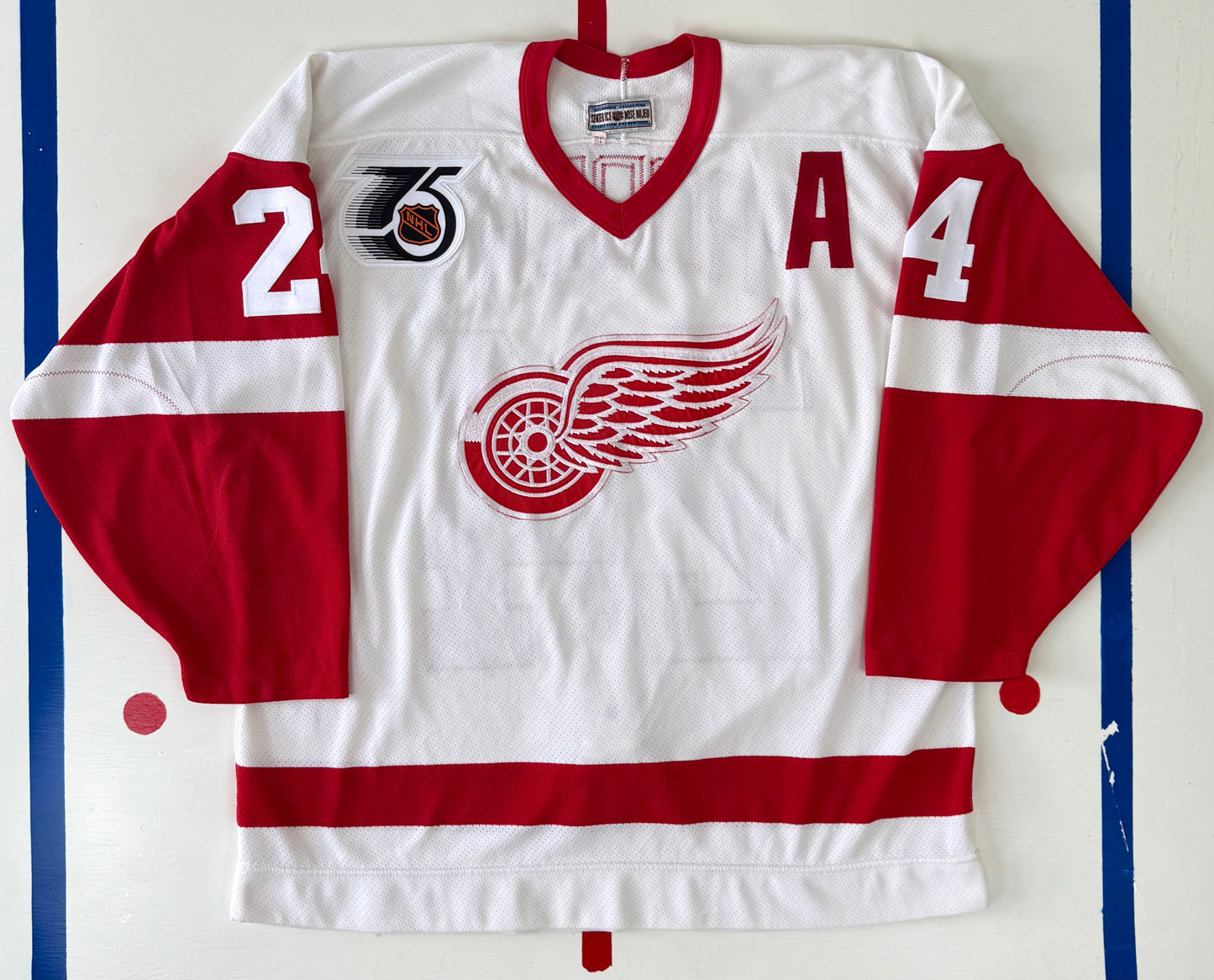 Detroit Red Wings Bob Probert 1991-1992 NHL Hockey Jersey (52/XL)