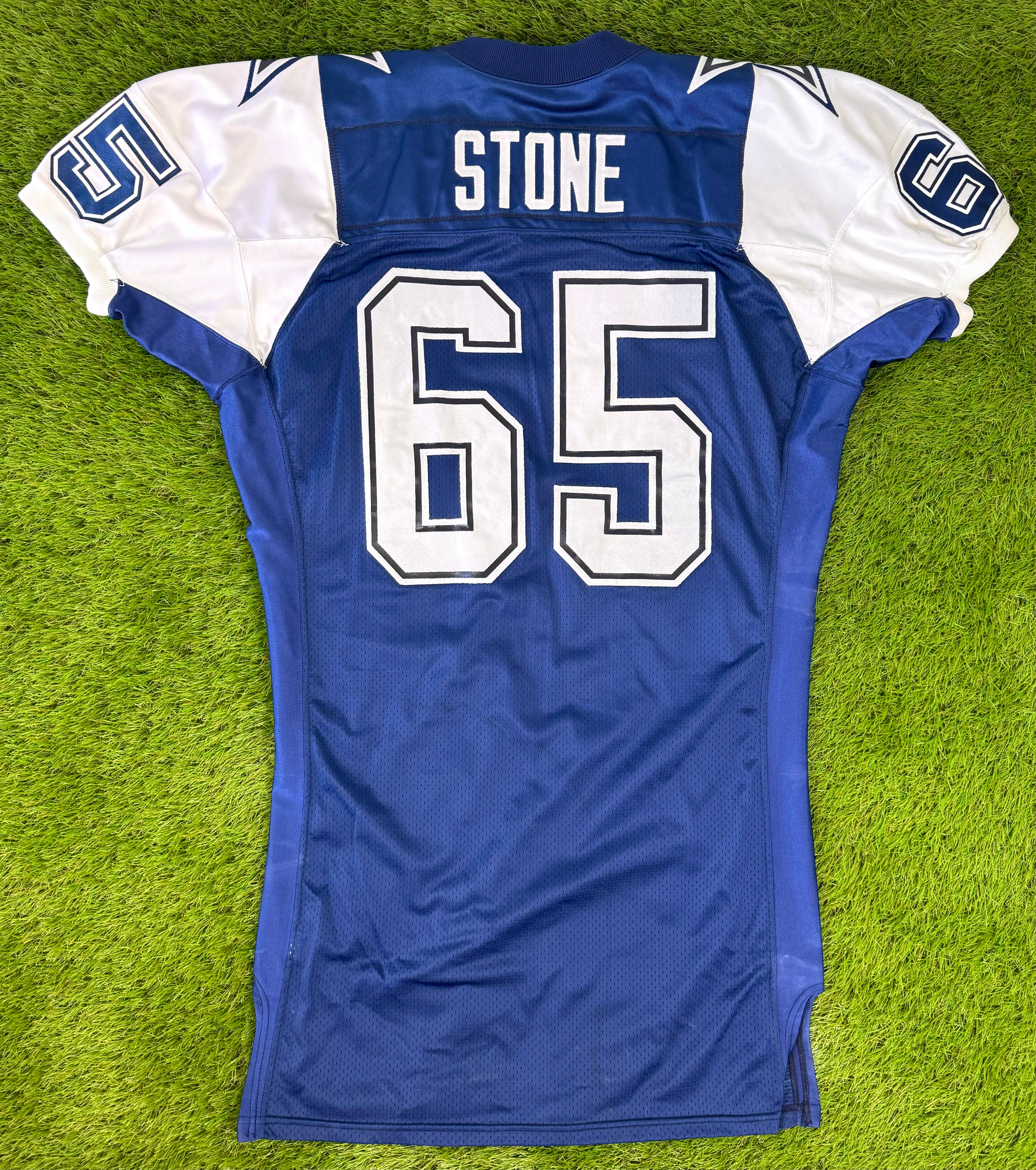 Dallas Cowboys 1995 Ron Stone Game Issued NFL Football Jersey 54 XXL