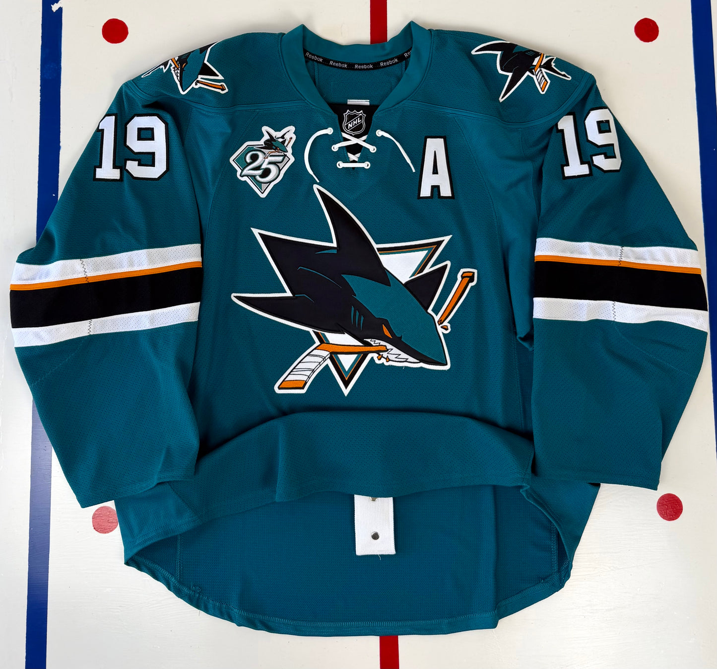 San Jose Sharks Joe Thornton 2015-2016 NHL Hockey Jersey (54/XL)