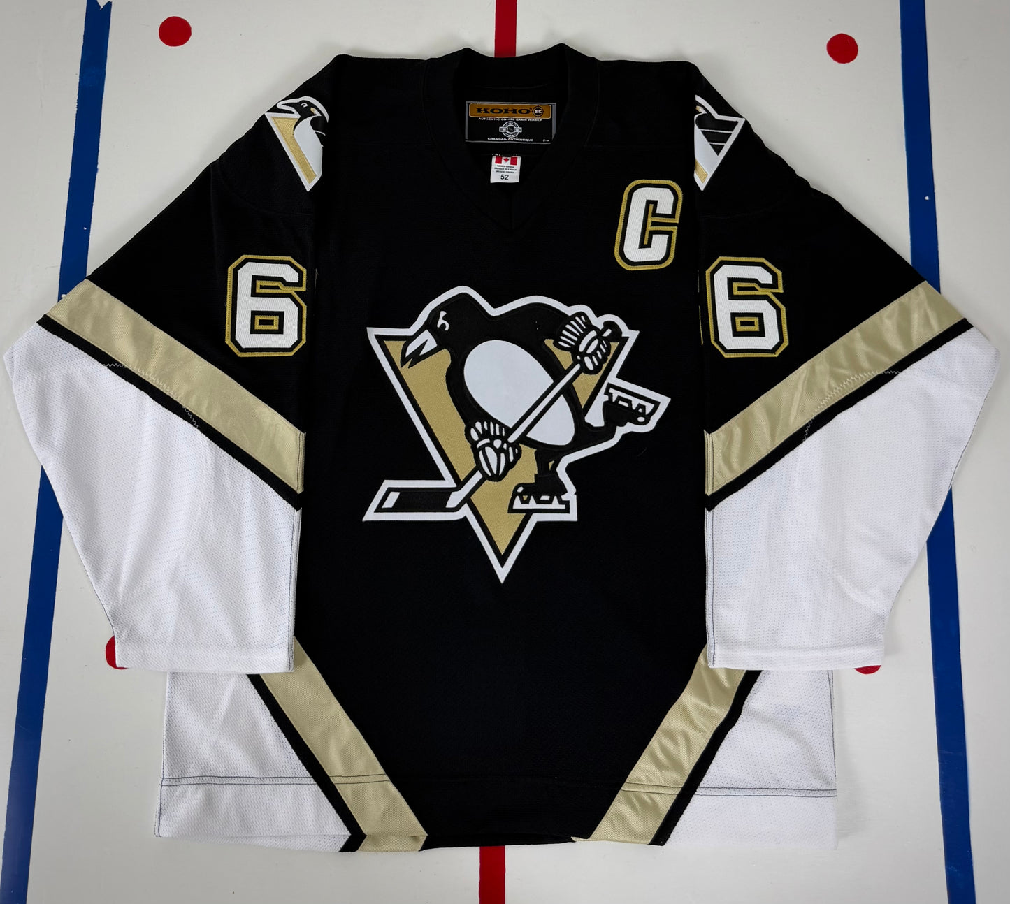 Mario Lemieux Pittsburgh Penguins 2001-2004 NHL Hockey Jersey (52/XL)