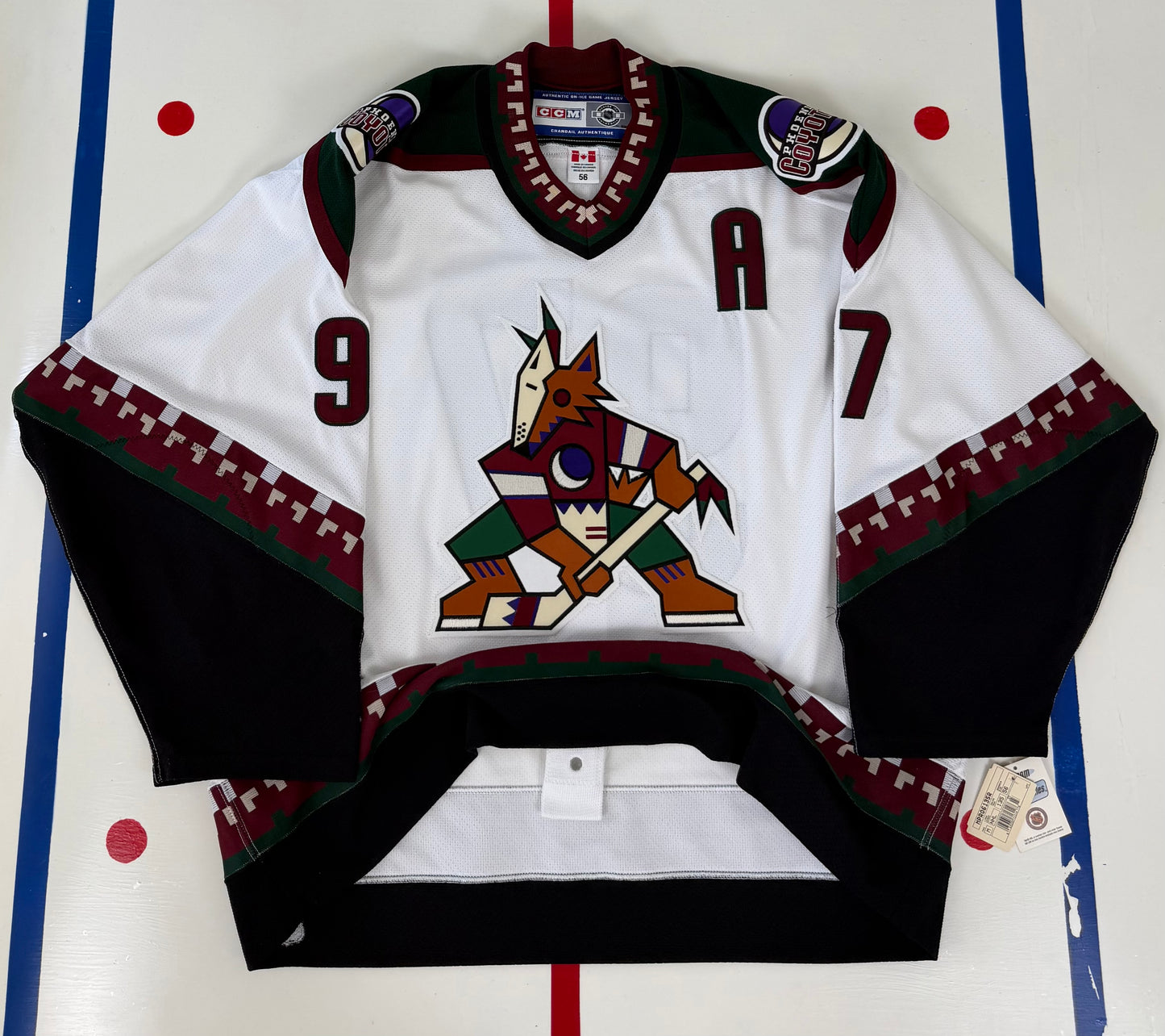 Phoenix Coyotes Jeremy Roenick 2000-2001 NHL Hockey Jersey (56/XXL)