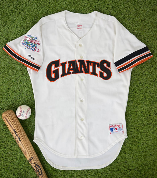 San Francisco Giants Will Clark 1989 World Series MLB Baseball Jersey (42/Large)