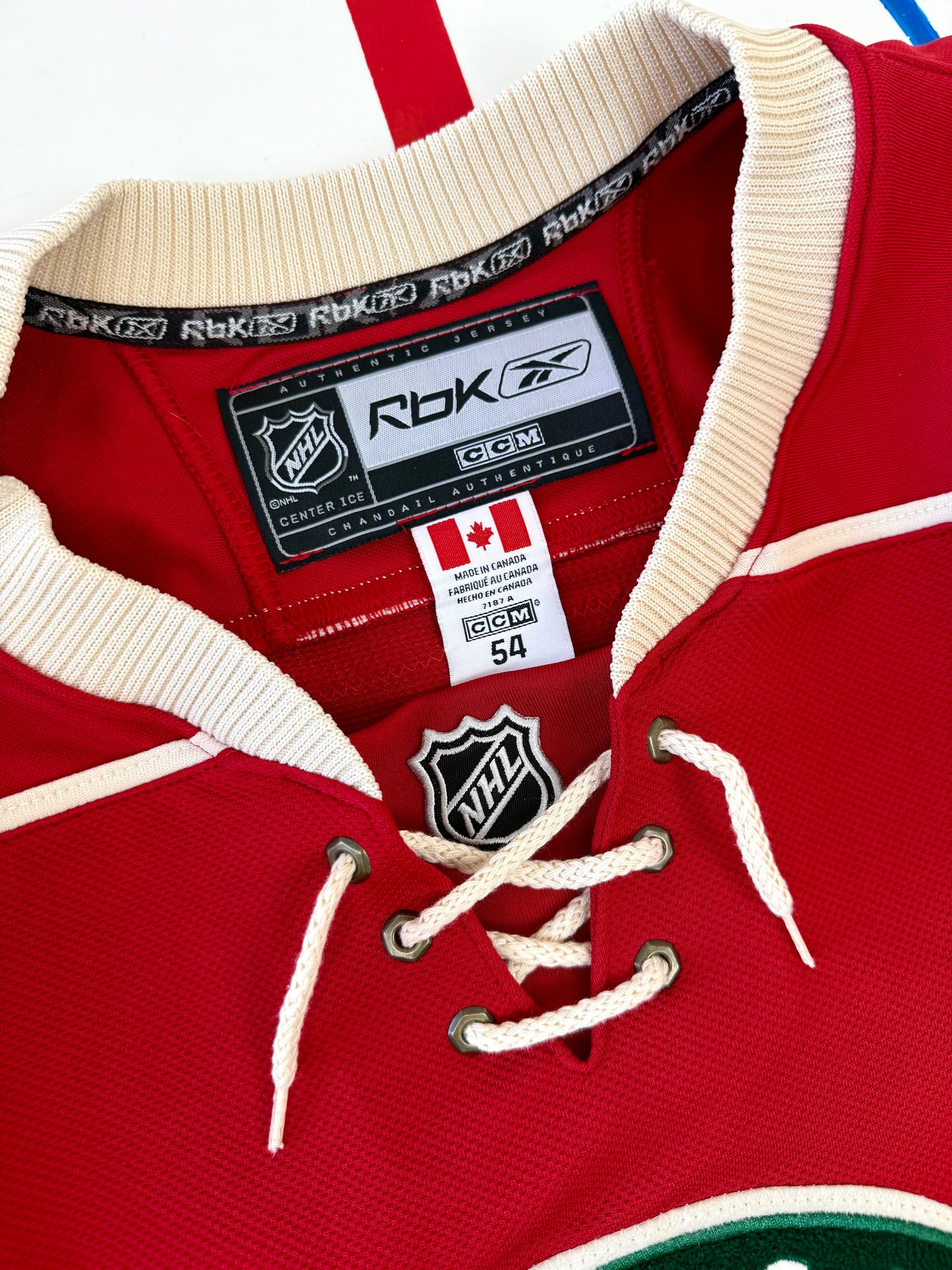 Minnesota Wild Brent Burns 2007-2011 Signed NHL Hockey Jersey (54/XL)