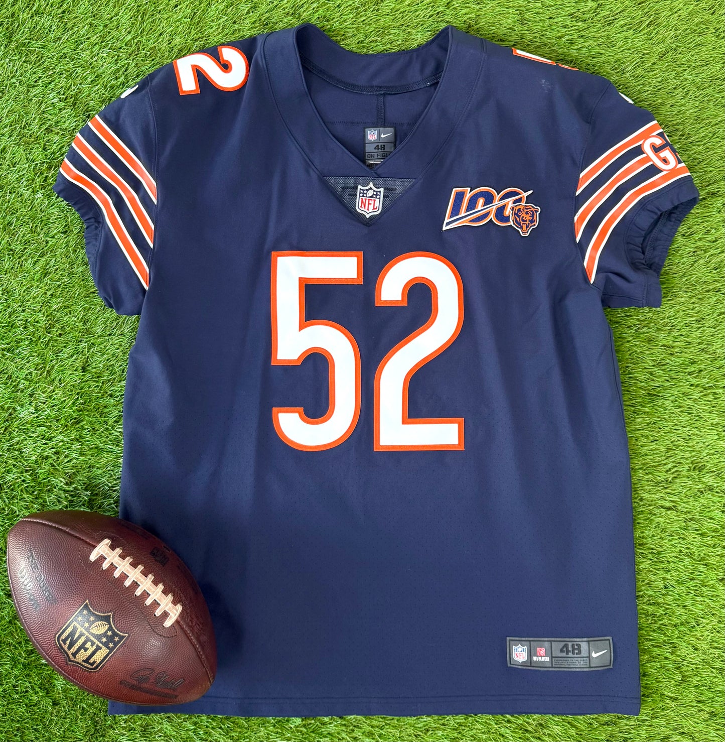 Chicago Bears Khalil Mack 2019 NFL Football Jersey (48/XL)