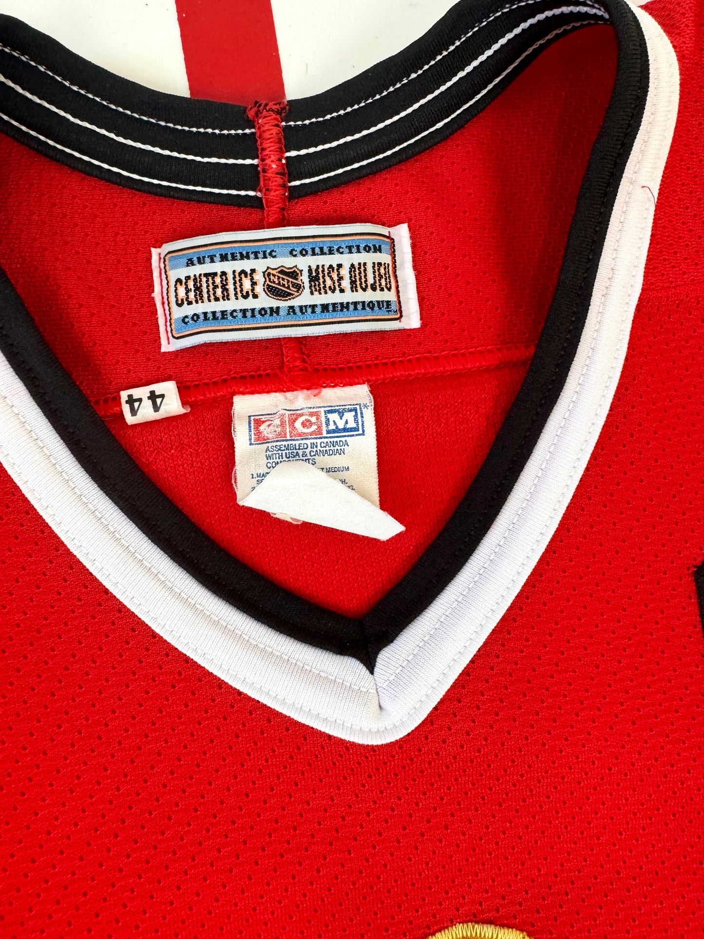 Chicago Blackhawks 1995-1996 Chris Chelios NHL Hockey Jersey (44/Medium)