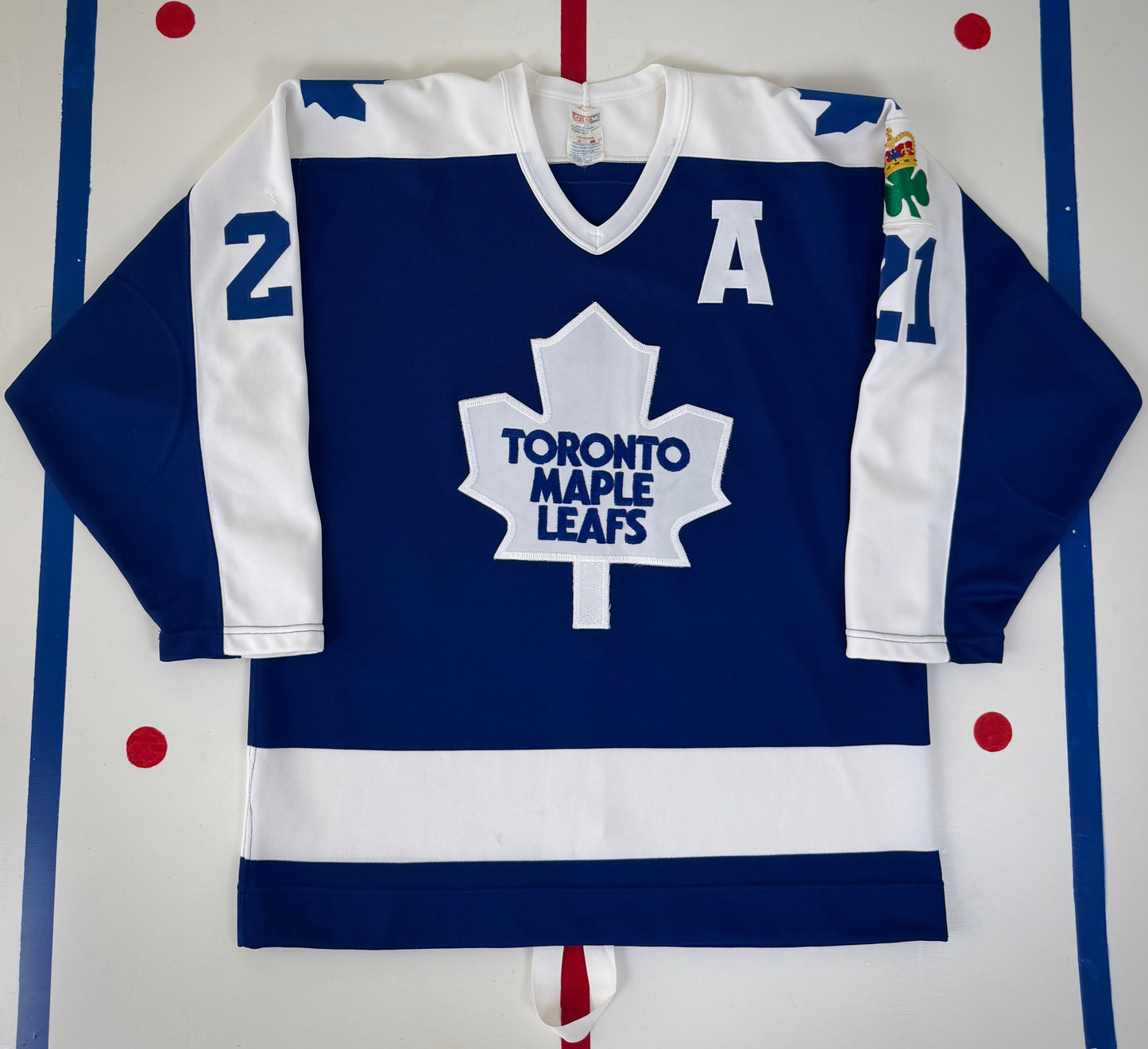 Toronto Maple Leafs Börje Salming 1986-1987 NHL Hockey Jersey (50/Large)