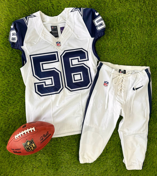 Dallas Cowboys 2015 Keith Smith Game Issued Color Rush NFL Football Jersey and Pants (42/Large)