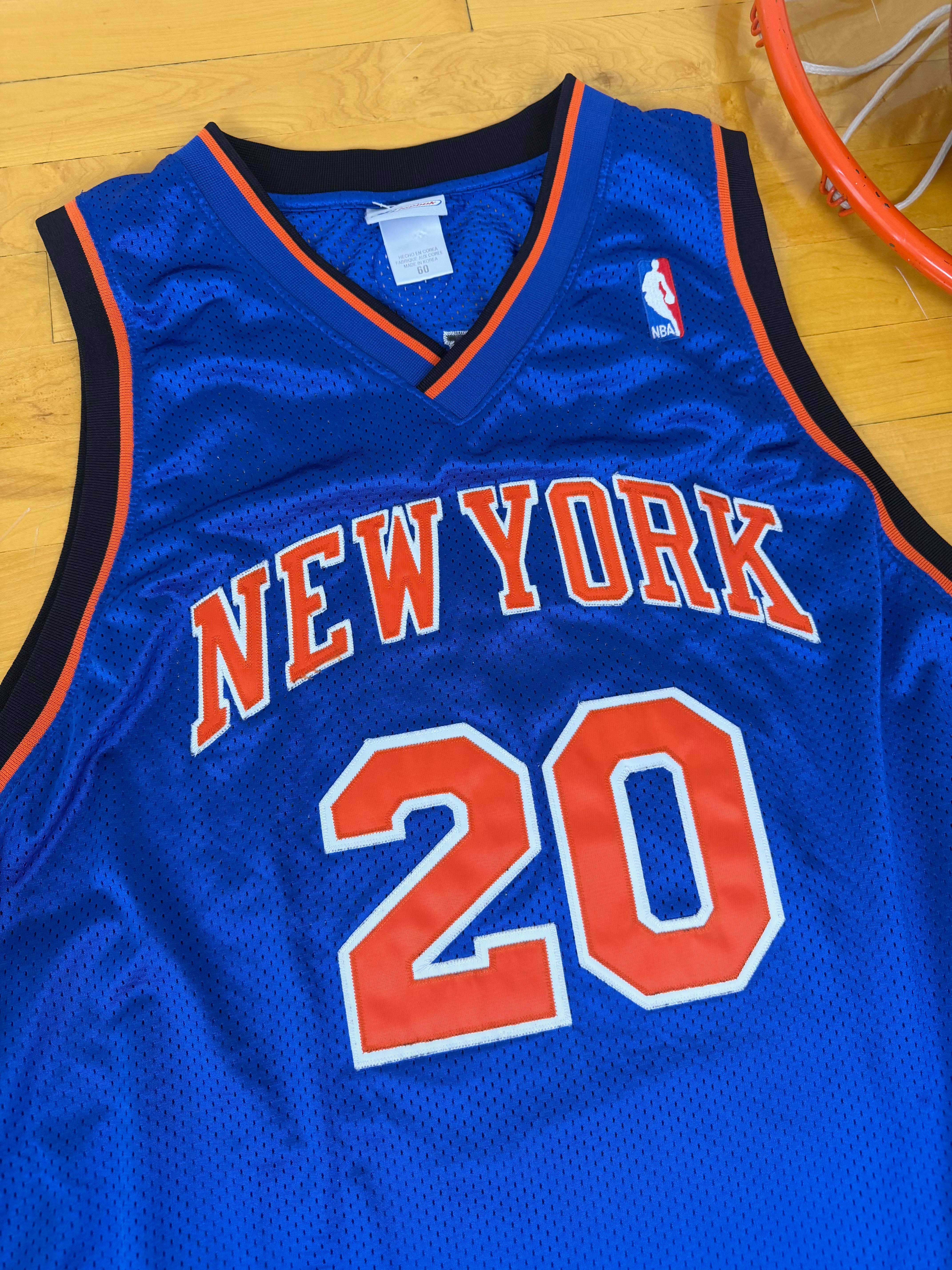 New York Knicks Allan Houston 2002-2005 NBA Basketball Jersey (60