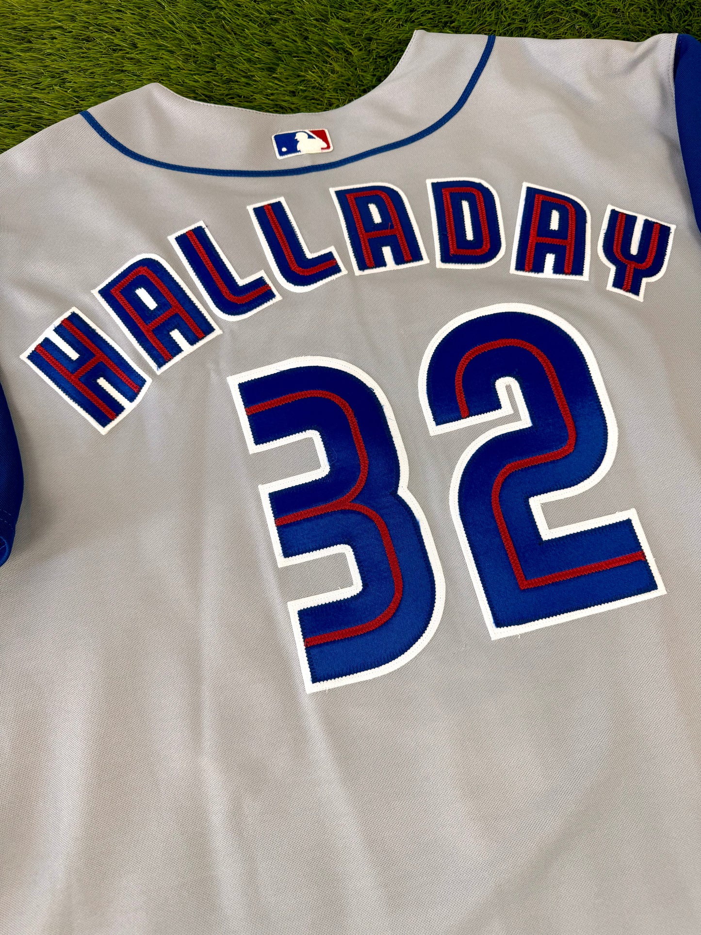 Toronto Blue Jays 2003 Roy Halladay Road “Vest” Alternate MLB Baseball Jersey (54/XXL)