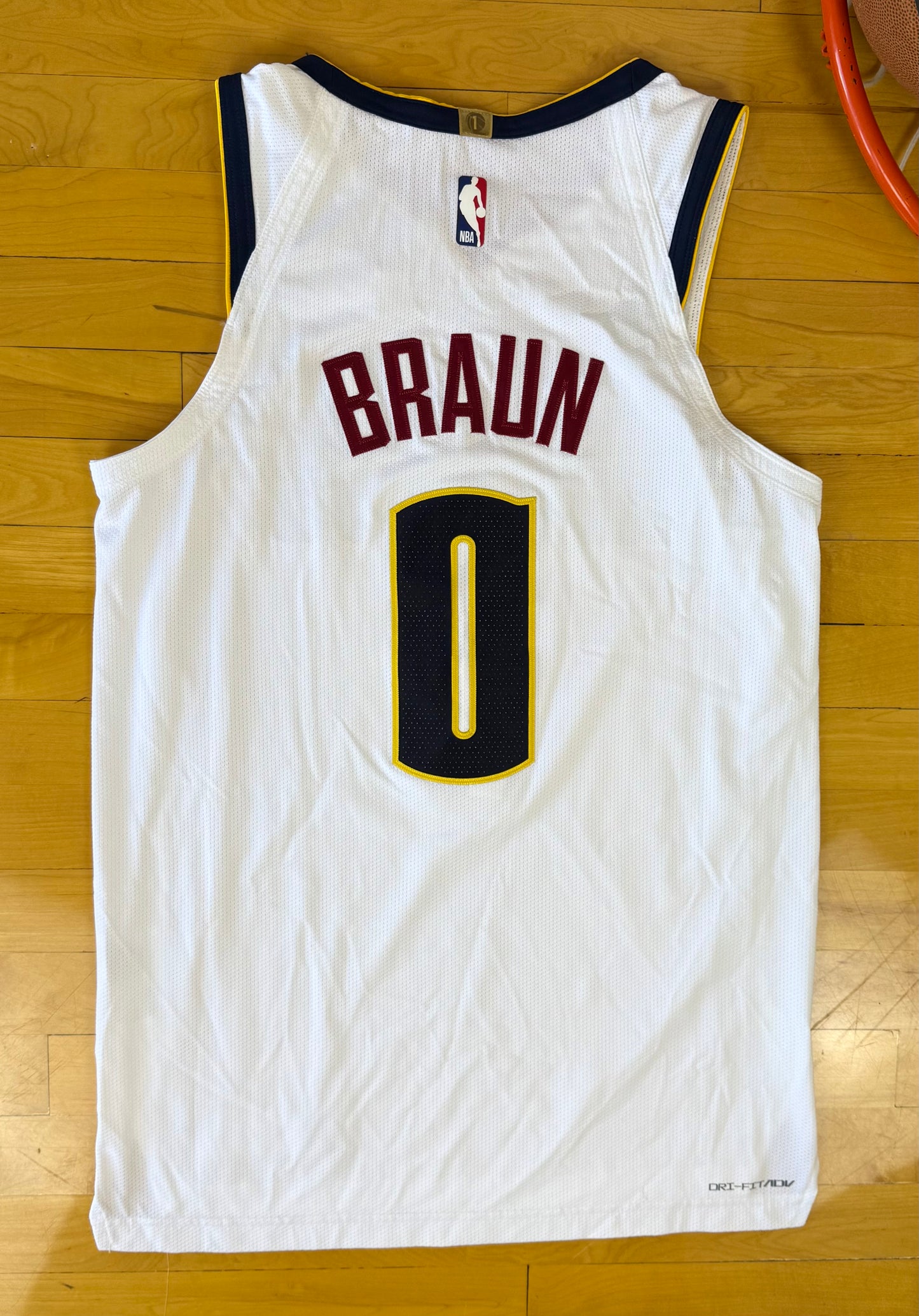Denver Nuggets Christian Braun 2023-2025 NBA Basketball Jersey (44/Medium)
