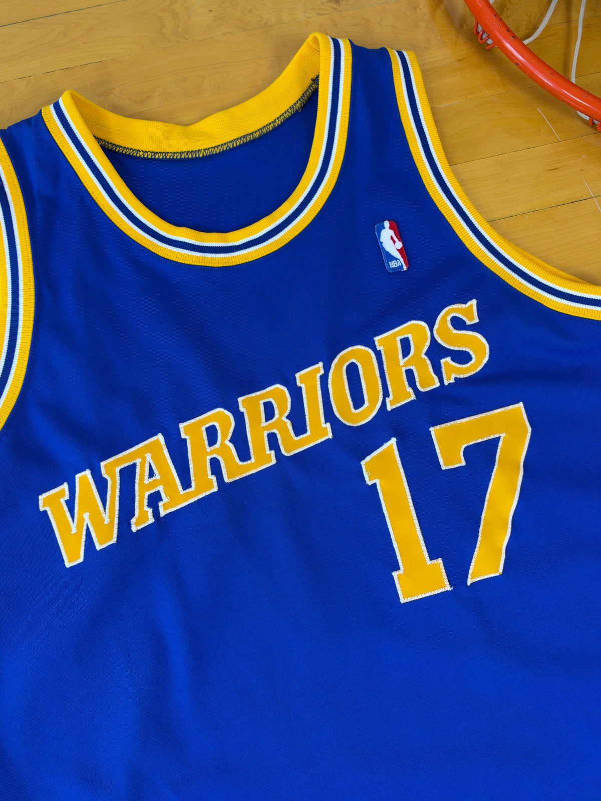 Golden State Warriors Chris Mullin 1988-1990 NBA Basketball Jersey (48/XL)