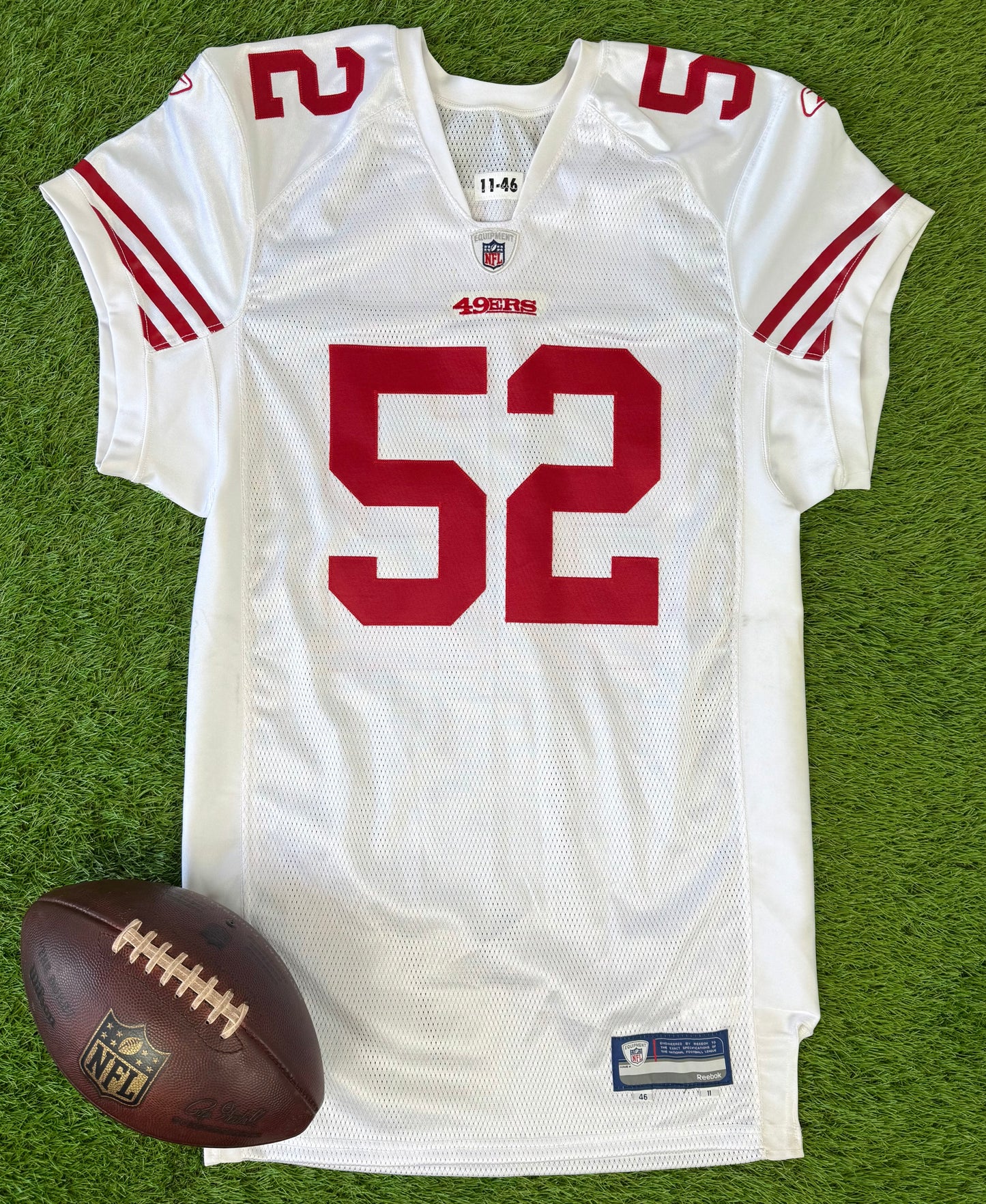 San Francisco 49ers Patrick Willis 2011 NFL Football Jersey (46/Large)