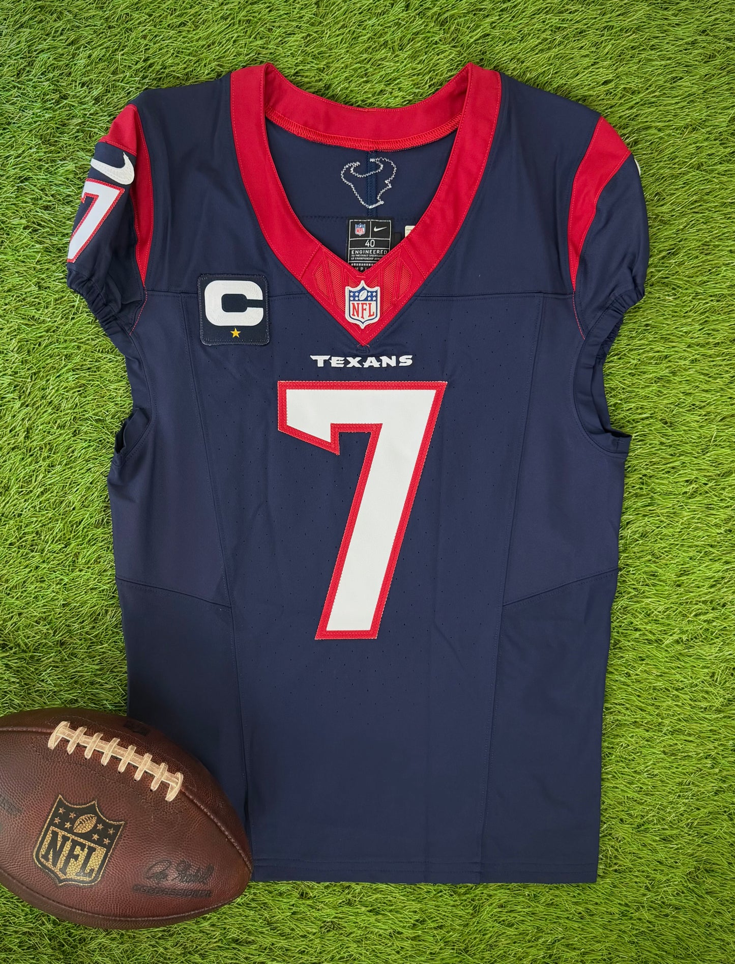 Houston Texans CJ Stroud 2023 Team Issued NFL Football Jersey (40/Medium)