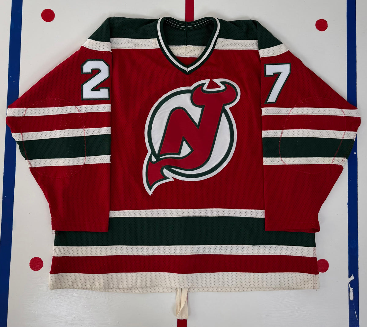 New Jersey Devils Kirk Muller 1984-1985 NHL Hockey Jersey (56/XXXL)