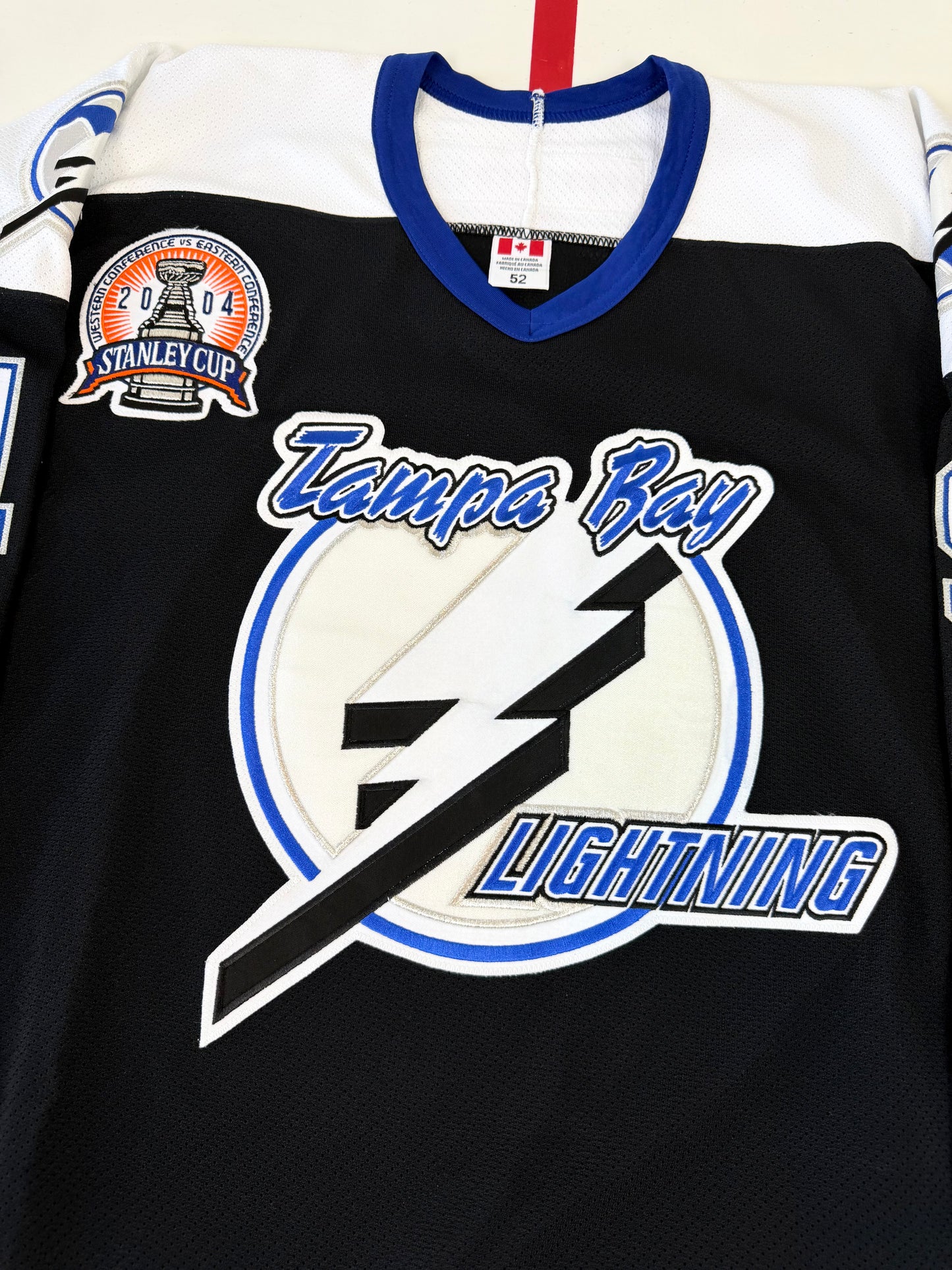 Tampa Bay Lightning Brad Richards 2004 Stanley Cup Finals NHL Hockey Jersey (52/XL)