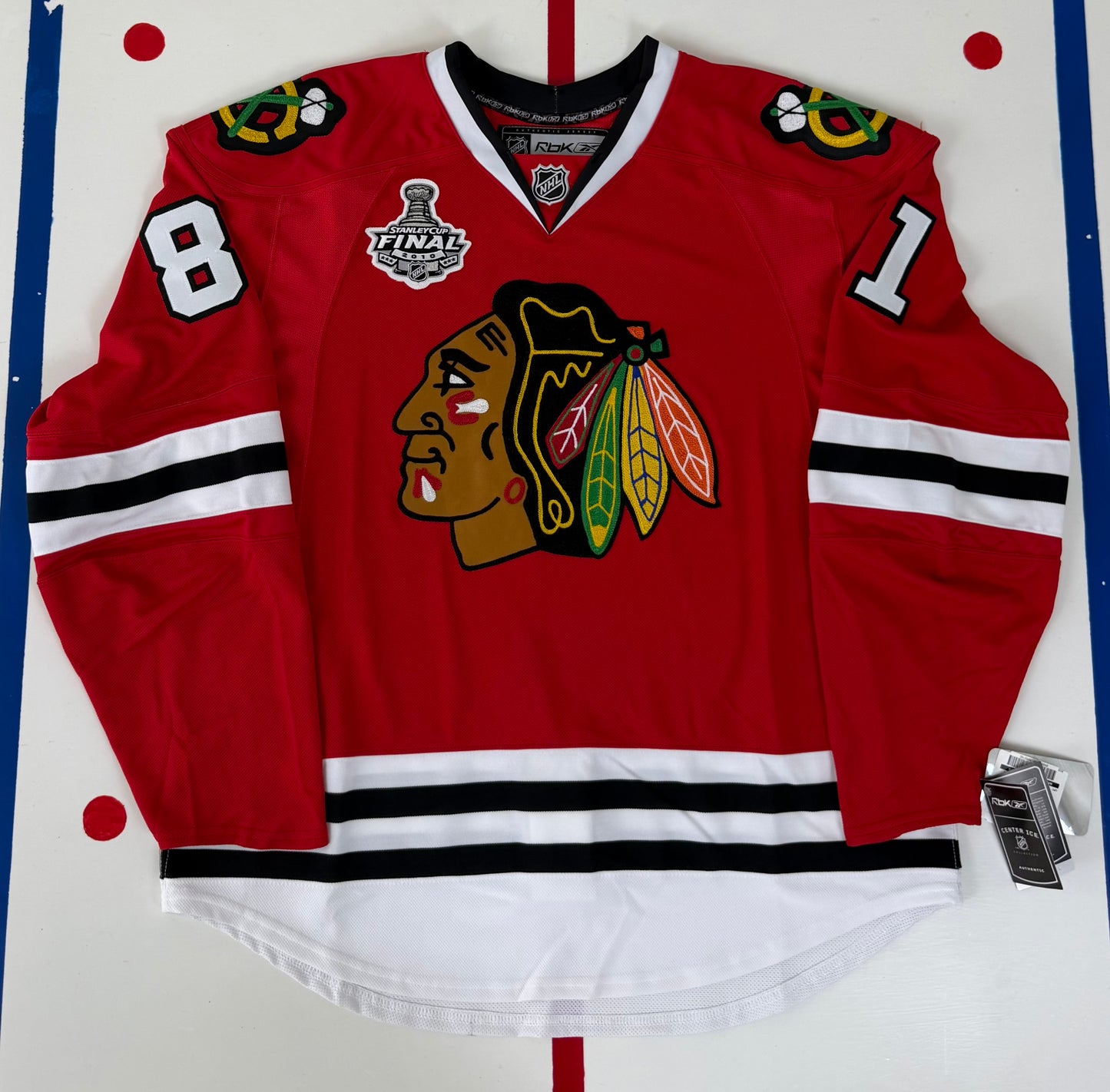 Chicago Blackhawks Marian Hossa 2010 Stanley Cup Finals NHL Hockey Jersey (54/XL)