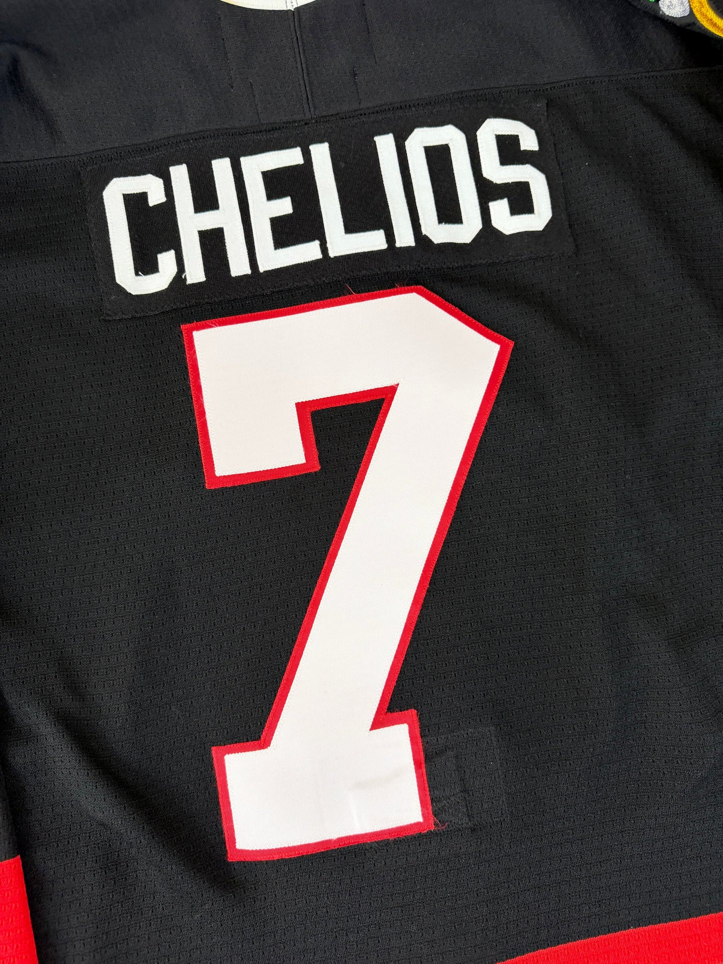 Chicago Blackhawks Chris Chelios 1996-1999 Alternate NHL Hockey Jersey (48/Medium)