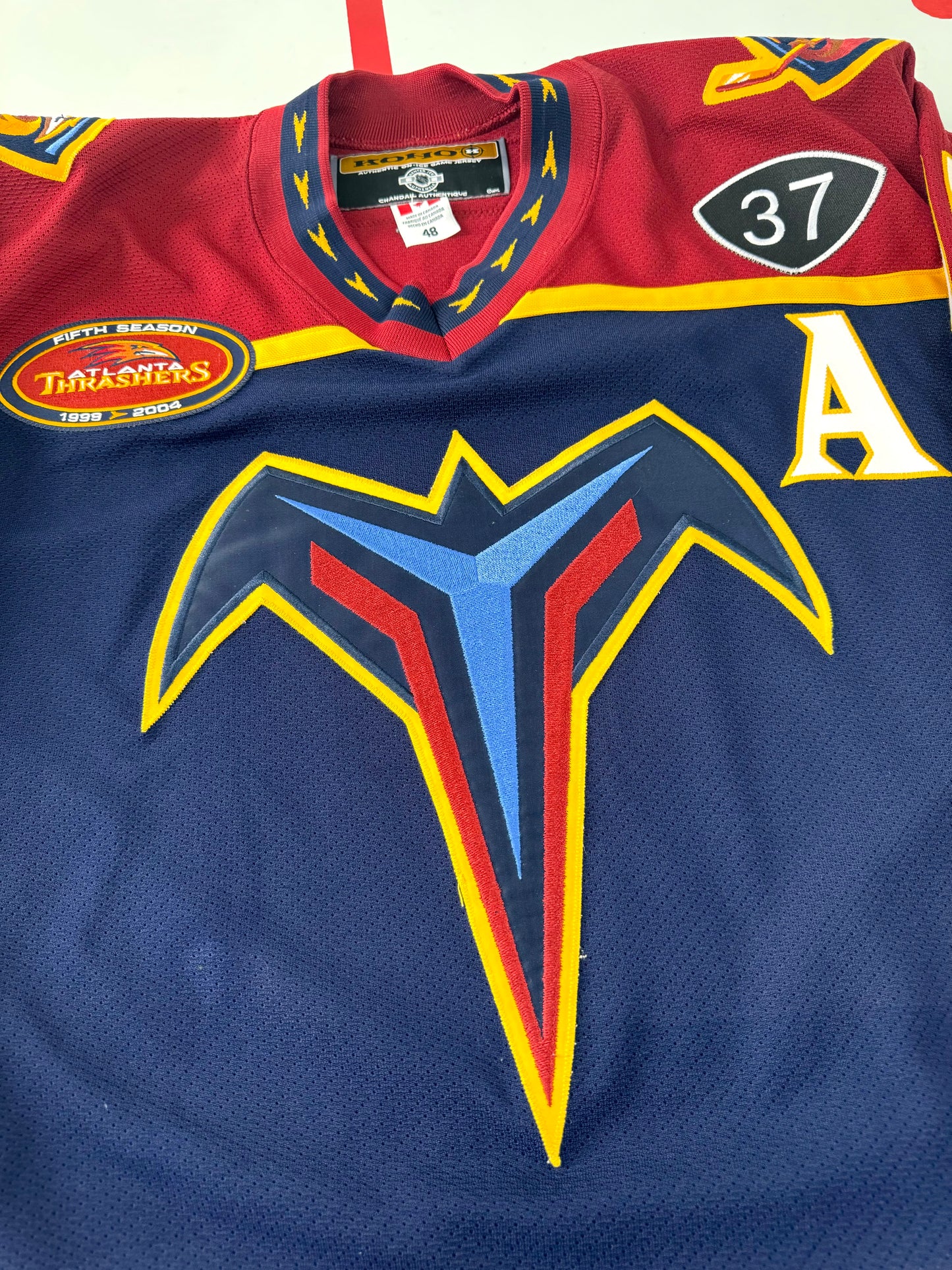 Atlanta Thrashers 2003-2004 Dany Heatley NHL Hockey Jersey (48/Large)