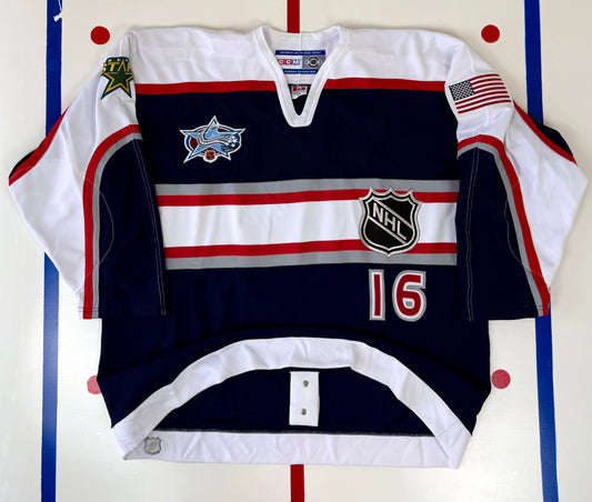 Team North America Dallas Stars USA Brett Hull 2001 NHL All-Star Game Hockey Jersey (56/XXL)