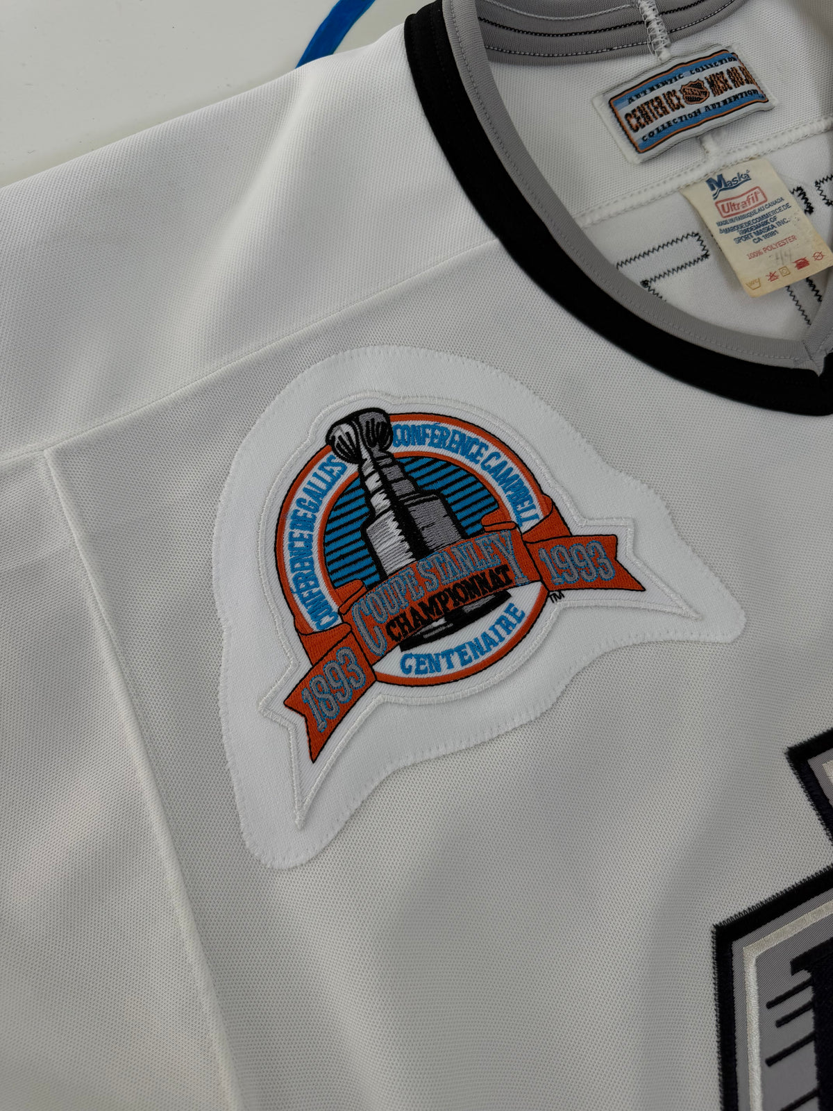Los Angeles Kings Wayne Gretzky 1993 Stanley Cup Finals NHL Hockey Jersey (44/Medium)