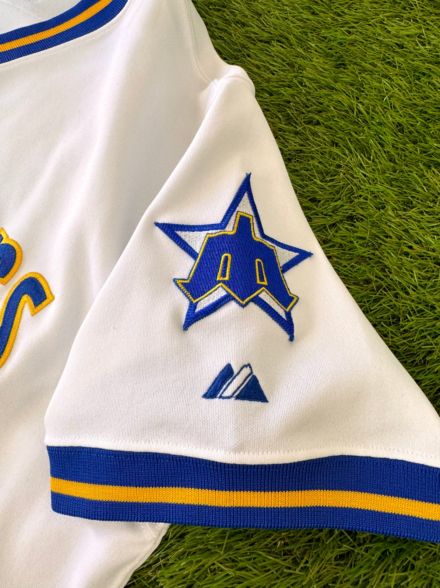 Seattle Mariners Robinson Cano 2014 Throwback MLB Baseball Jersey (48/XL)