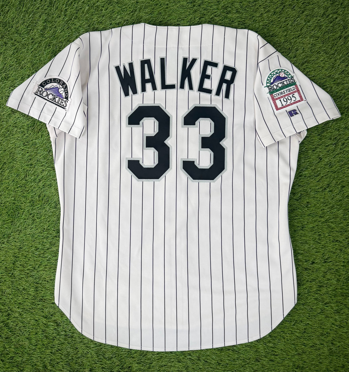 Colorado Rockies Larry Walker 1995 MLB Baseball Jersey (48/XL)