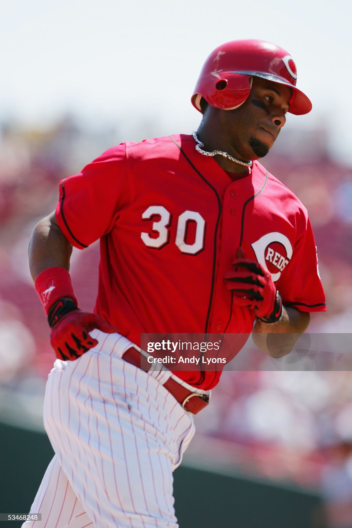 Ken Griffey Jr Cincinnati Reds 2005 Alternate MLB Baseball Jersey (44/Large)