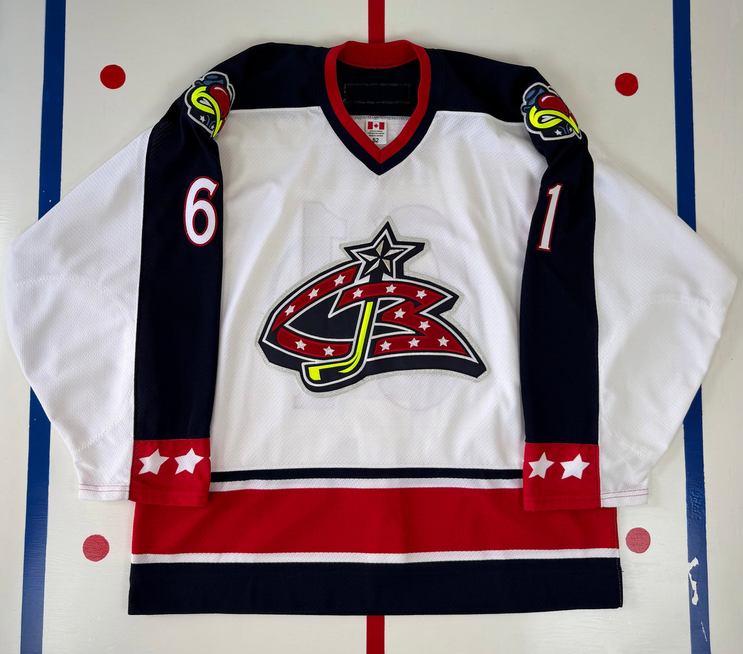 Columbus Blue Jackets Rick Nash 2002-2003 NHL Hockey Jersey (52/XL)