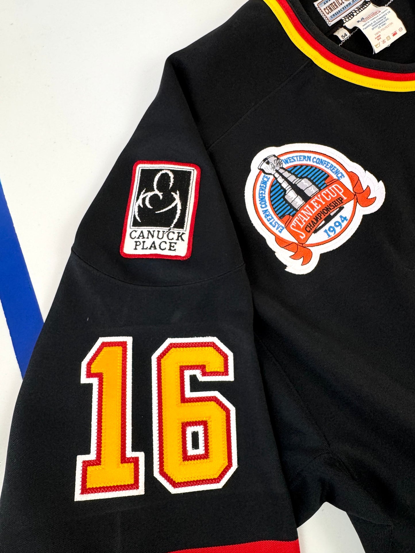 Vancouver Canucks Trevor Linden 1994 Stanley Cup Finals NHL Hockey Jersey (54/XXL)