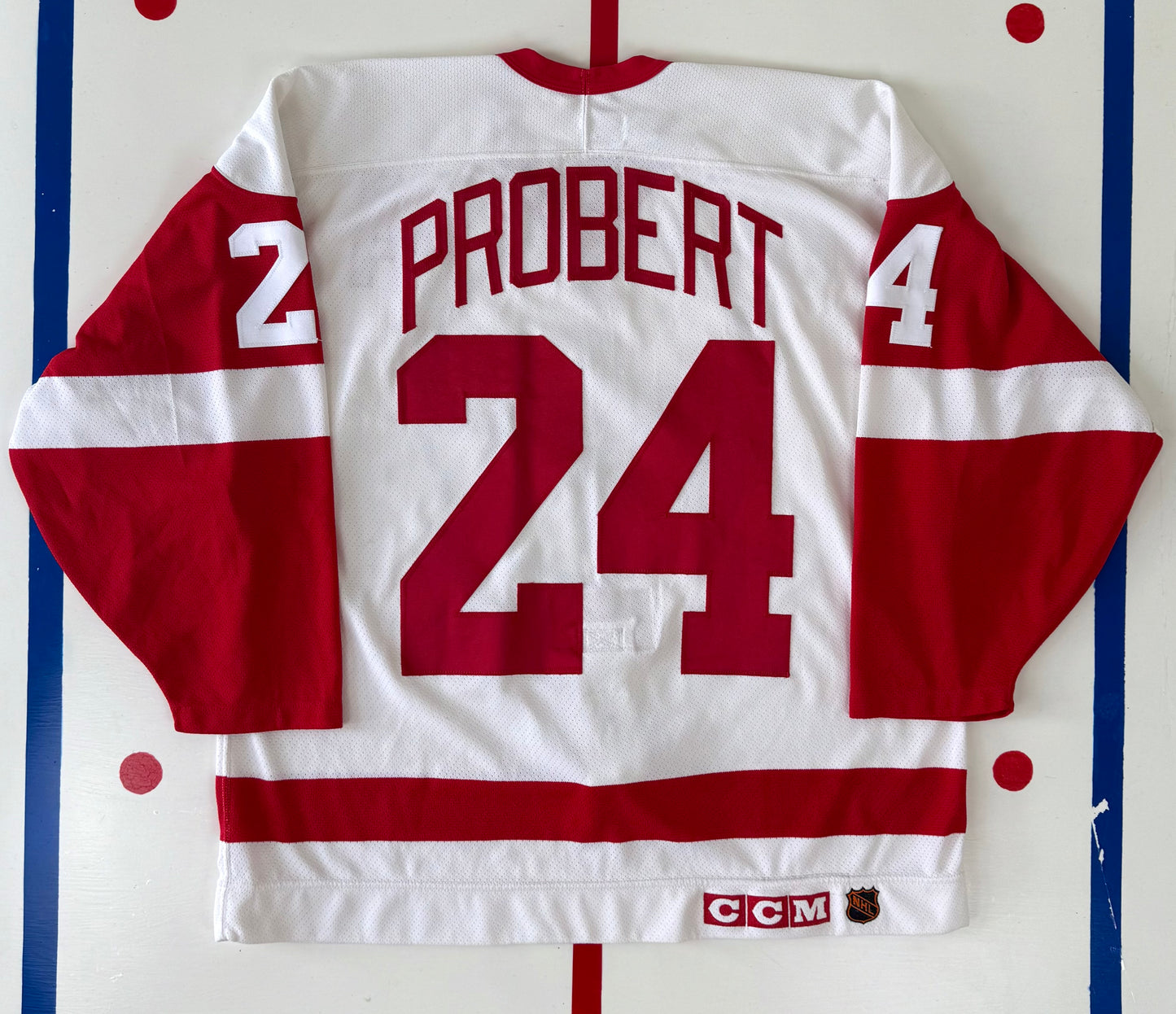 Detroit Red Wings Bob Probert 1991-1992 NHL Hockey Jersey (52/XL)