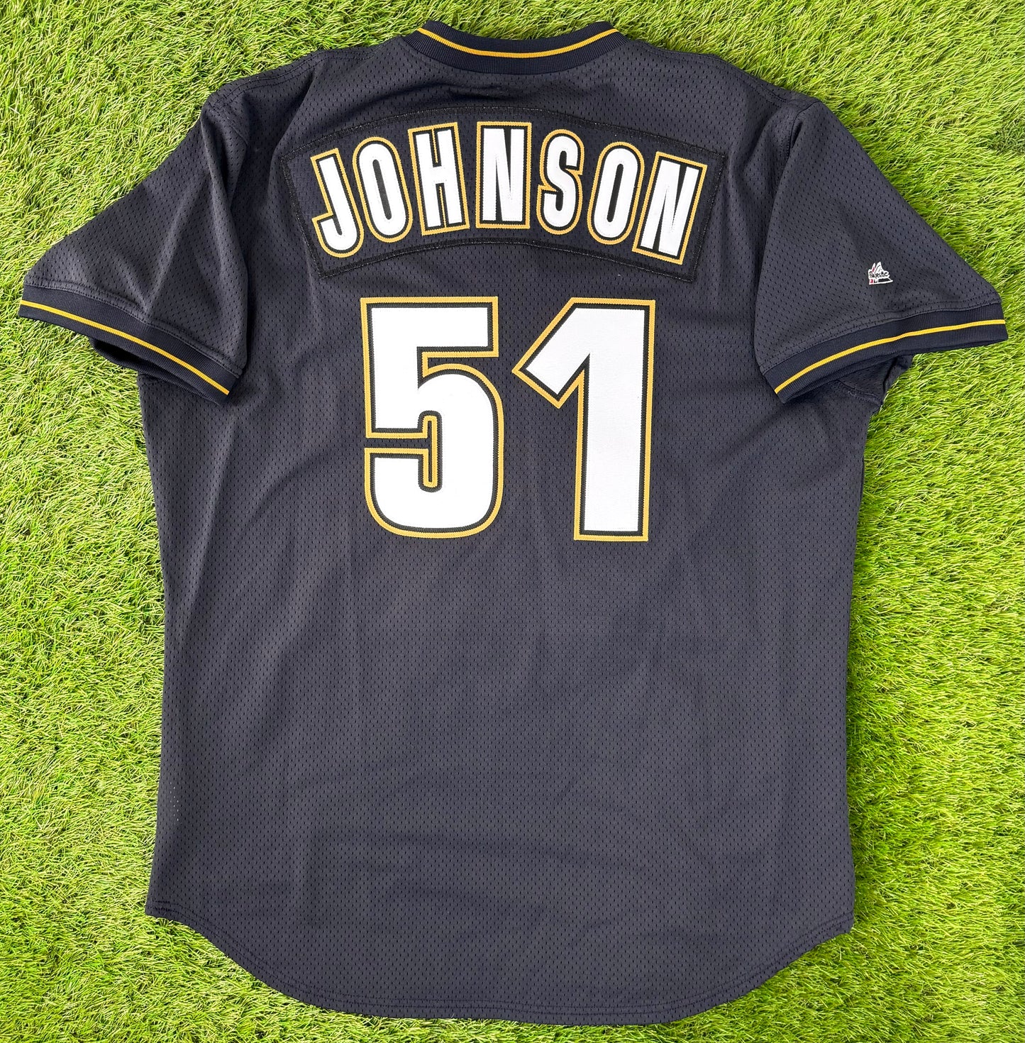 Houston Astros 1998 Randy Johnson BP MLB Baseball Jersey (50/XL)