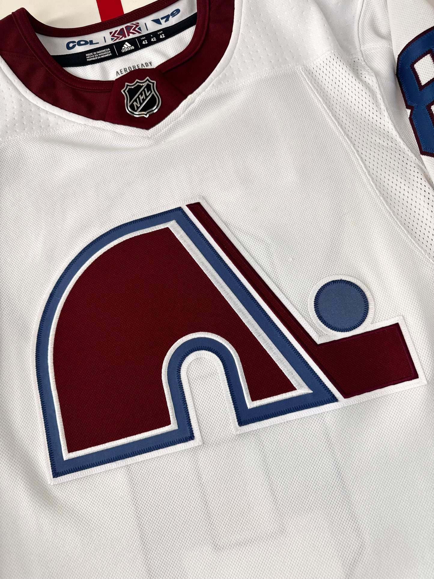 Colorado Avalanche Cale Makar 2021 Reverse Retro 1.0 NHL Hockey Jersey (42/Extra Small)