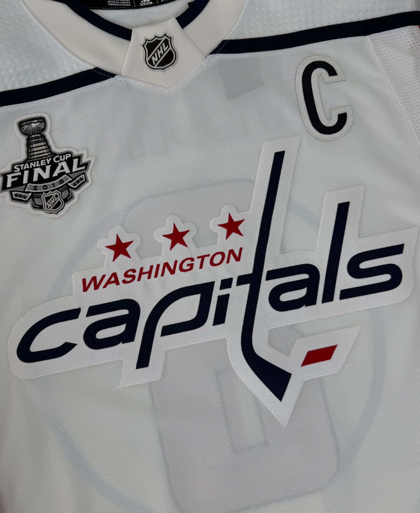 Washington Capitals Alexander Ovechkin 2018 Stanley Cup Finals NHL Hockey Jersey (56/XXL)