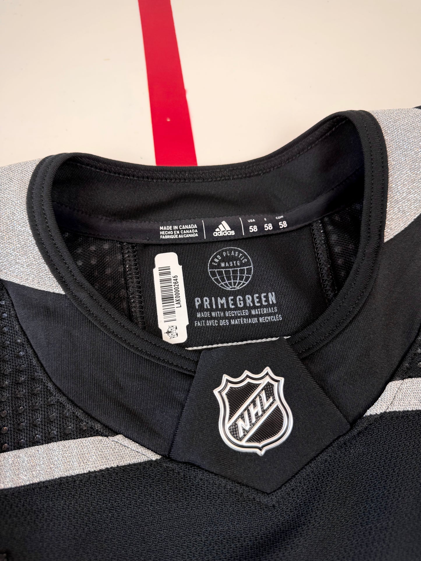 Los Angeles Kings Andreas Englund 2024 Playoffs Game Worn NHL Hockey Jersey (58/XXL)